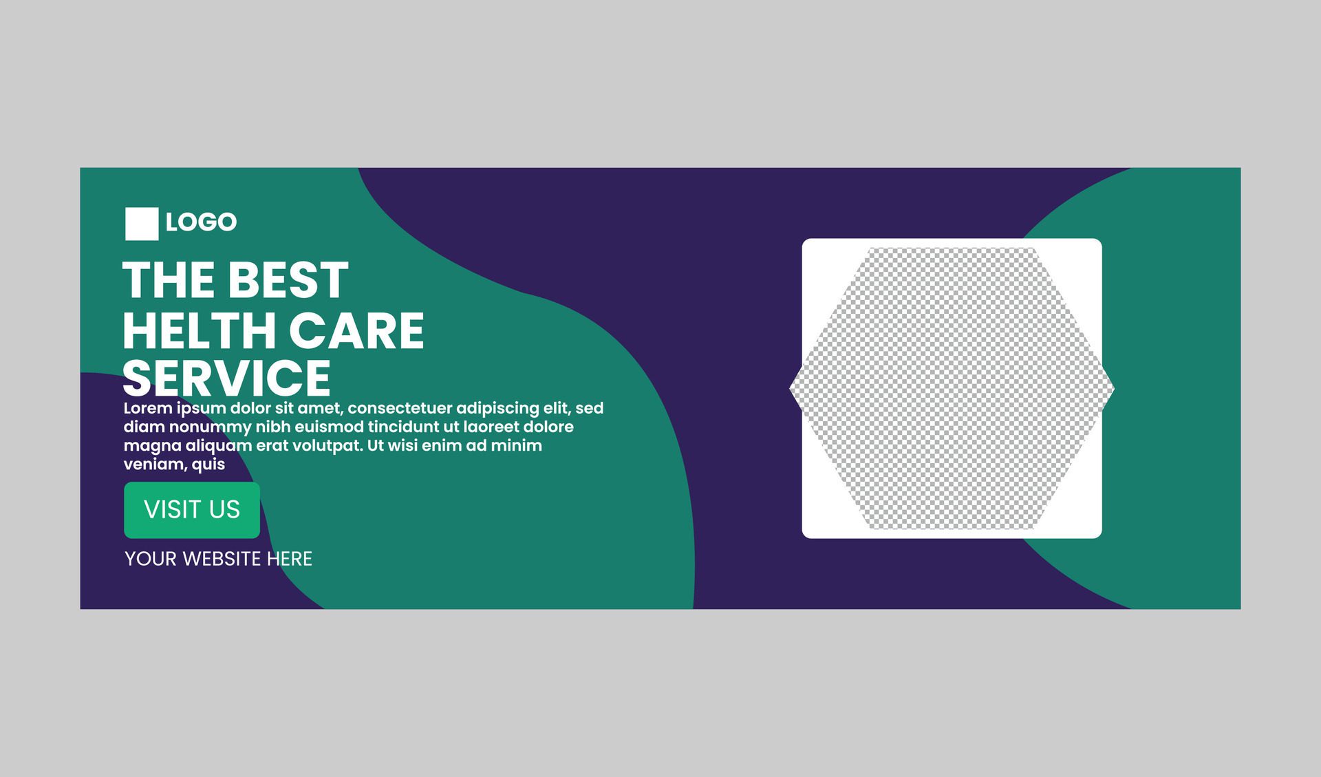 Web banner template Free Vector