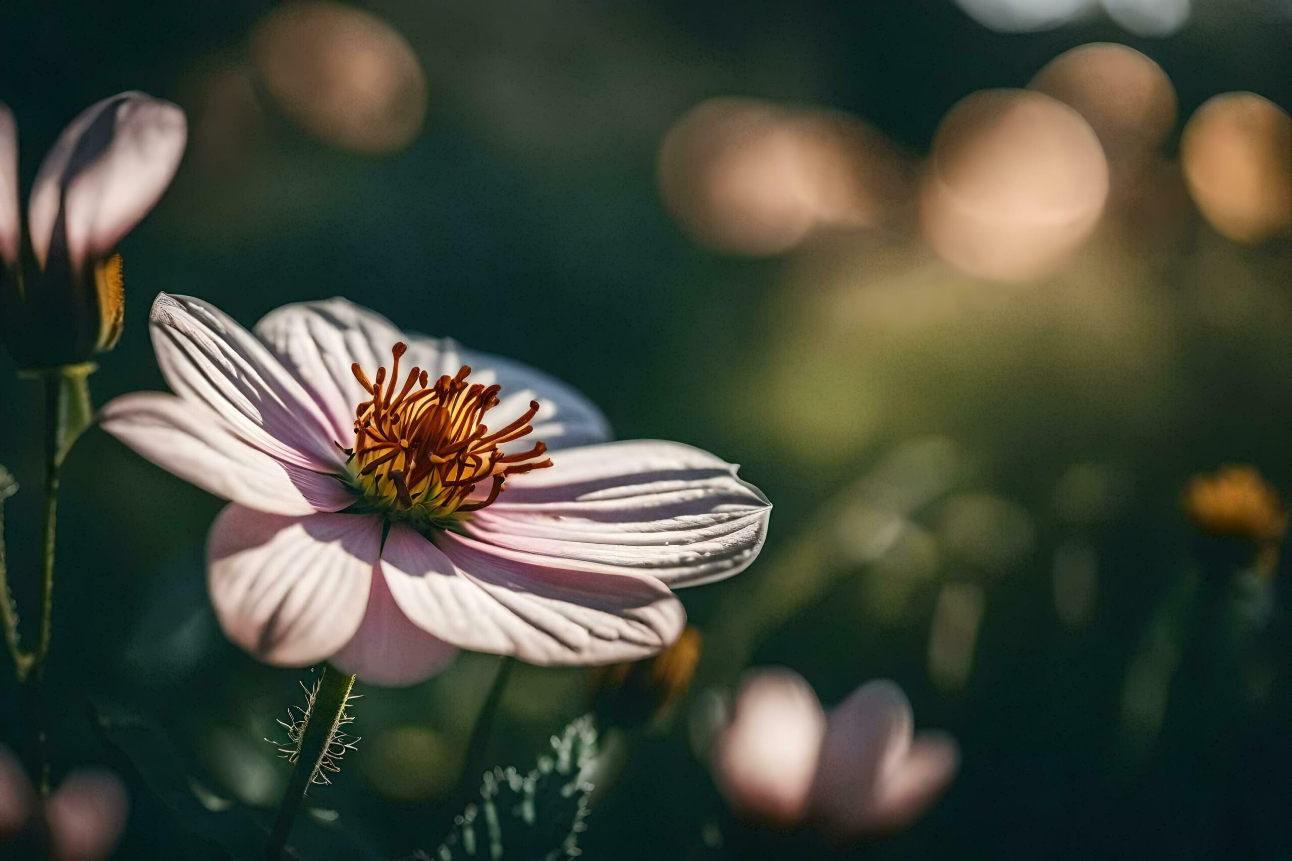 a close up of a pink flower Free Photo