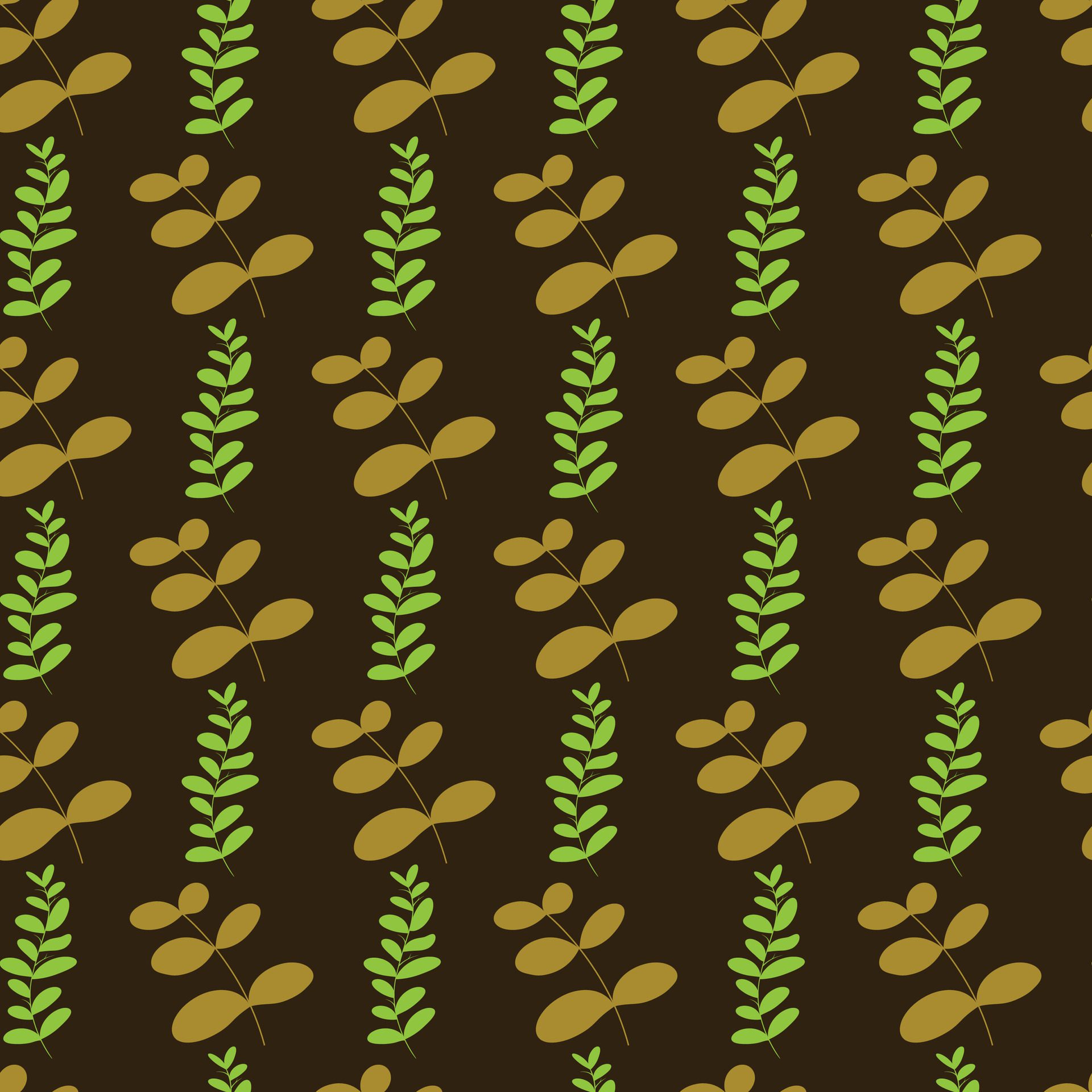 Leaves Bohemian In Winter Seamless Pattern Design Free Vector