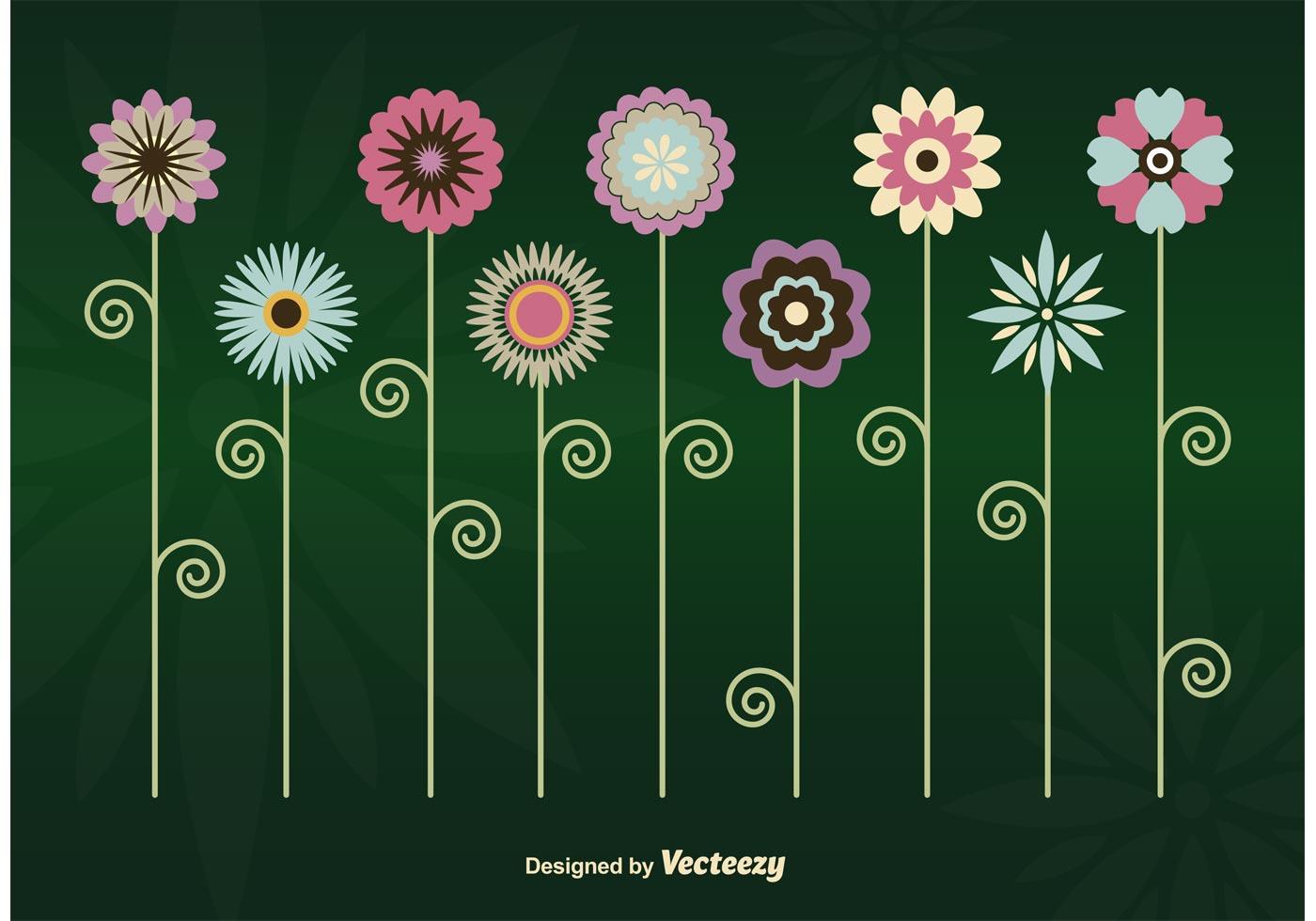 
									Minimal Vector Flowers Stock Free and Free SVG