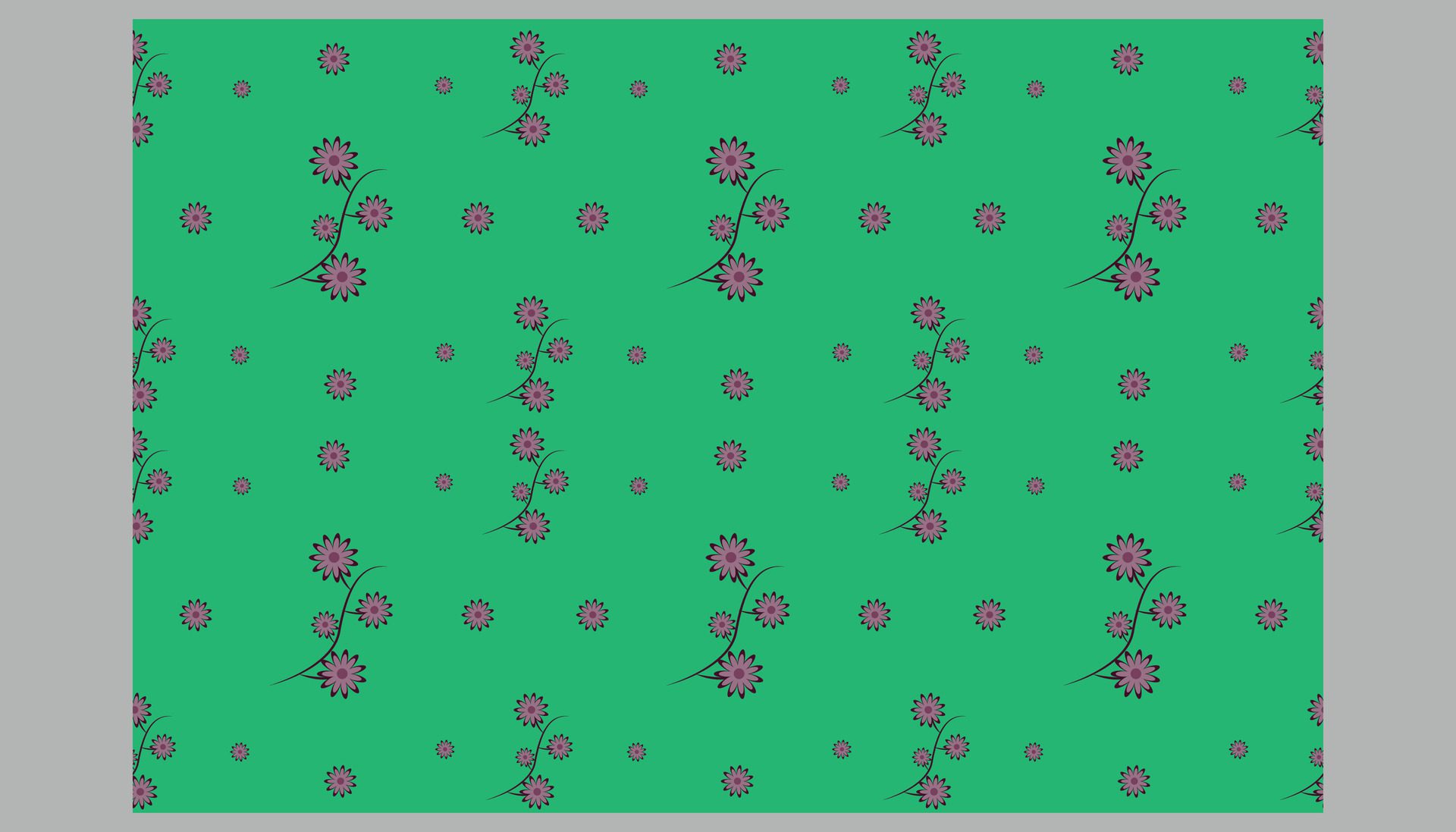 cute flower seamless pattern design Free Vector