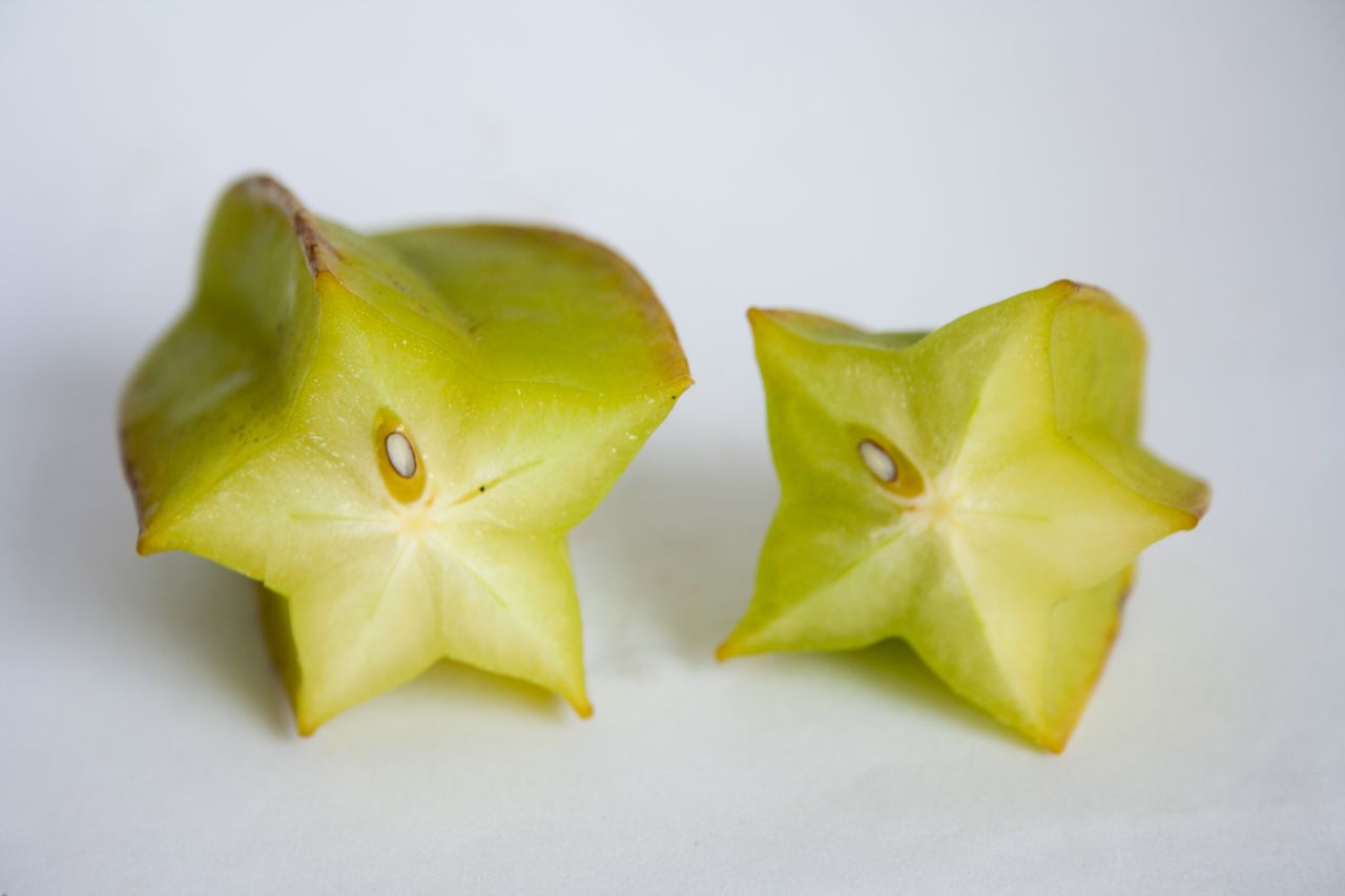 Star Shaped Fruit Carambola Stock Free