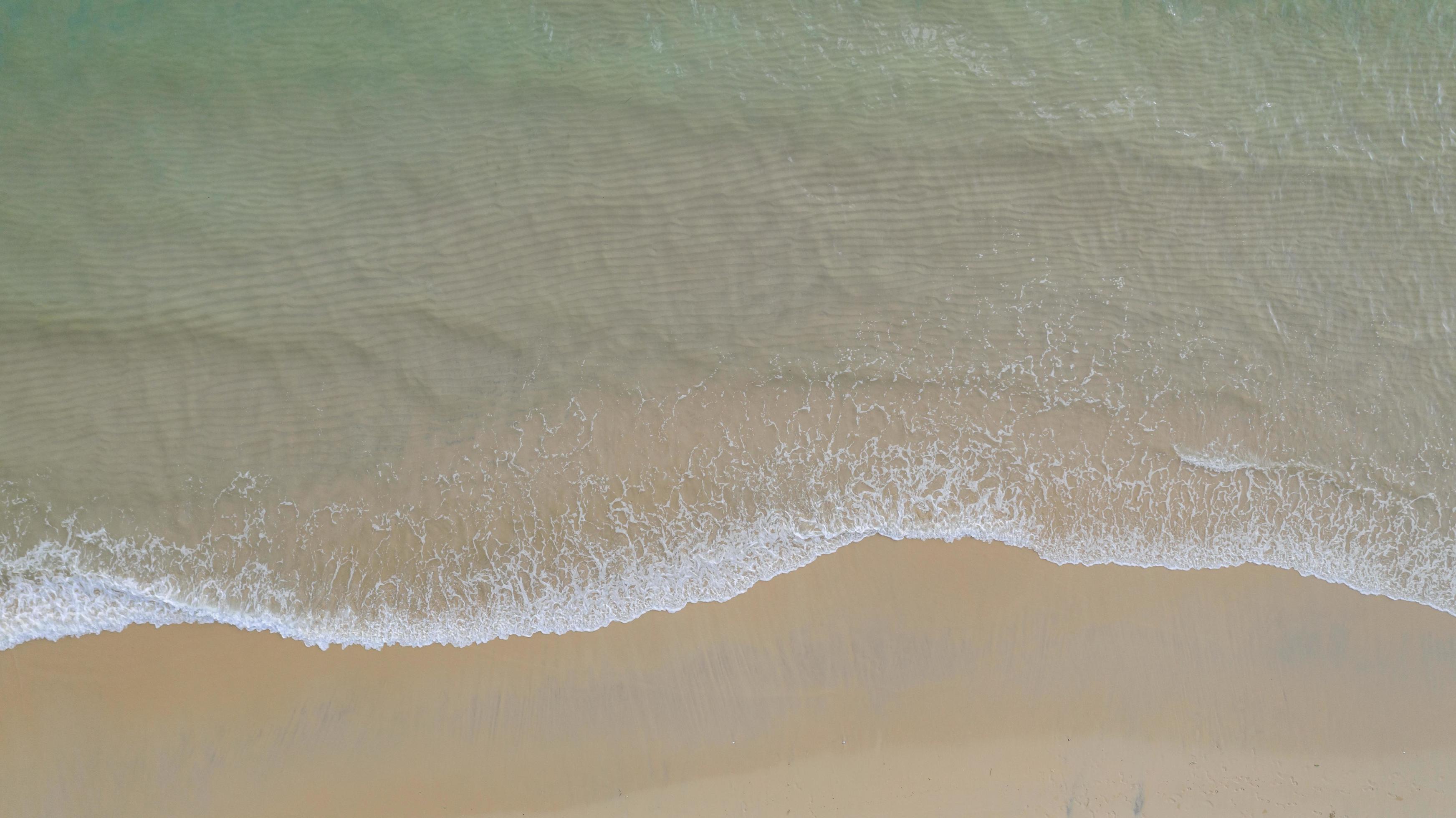 Amazing thailand nature background Water and beautifully bright beach on ocean at sunny day Stock Free