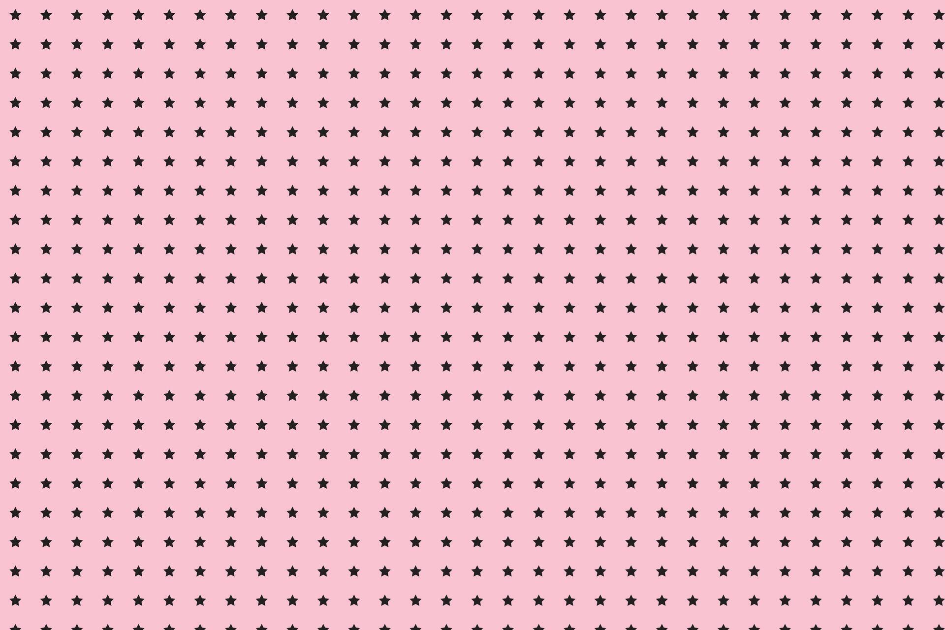 simple abstract black color small star pattern on babypink color background a pink background with a pattern of dots and stars Stock Free