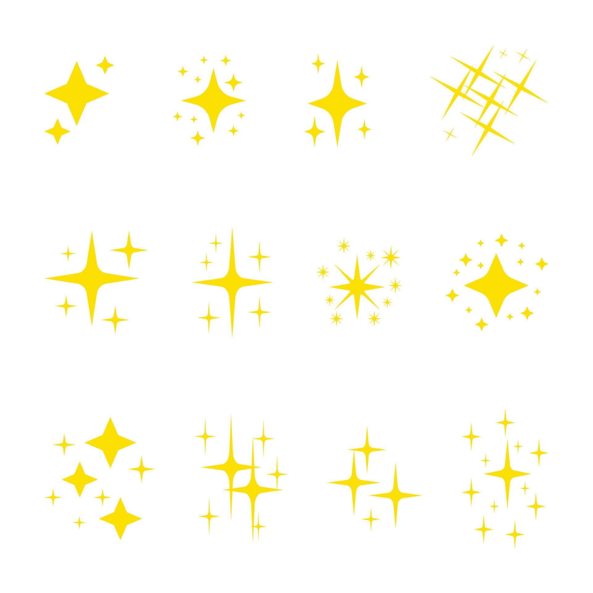 
									Illustration of sparkling stars in the sky Stock Free and Free SVG