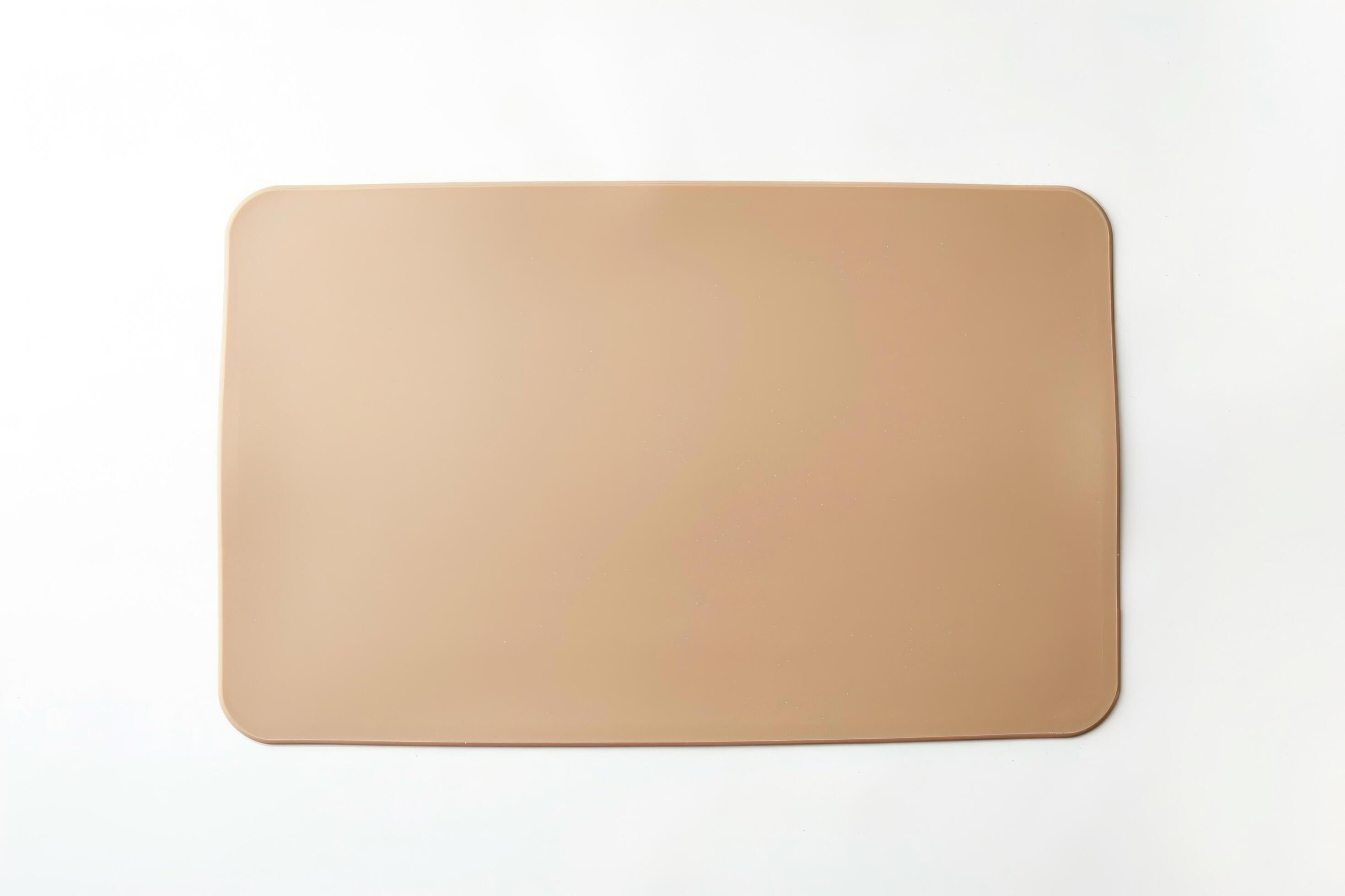 Silicone baking mat on a white background. Stock Free