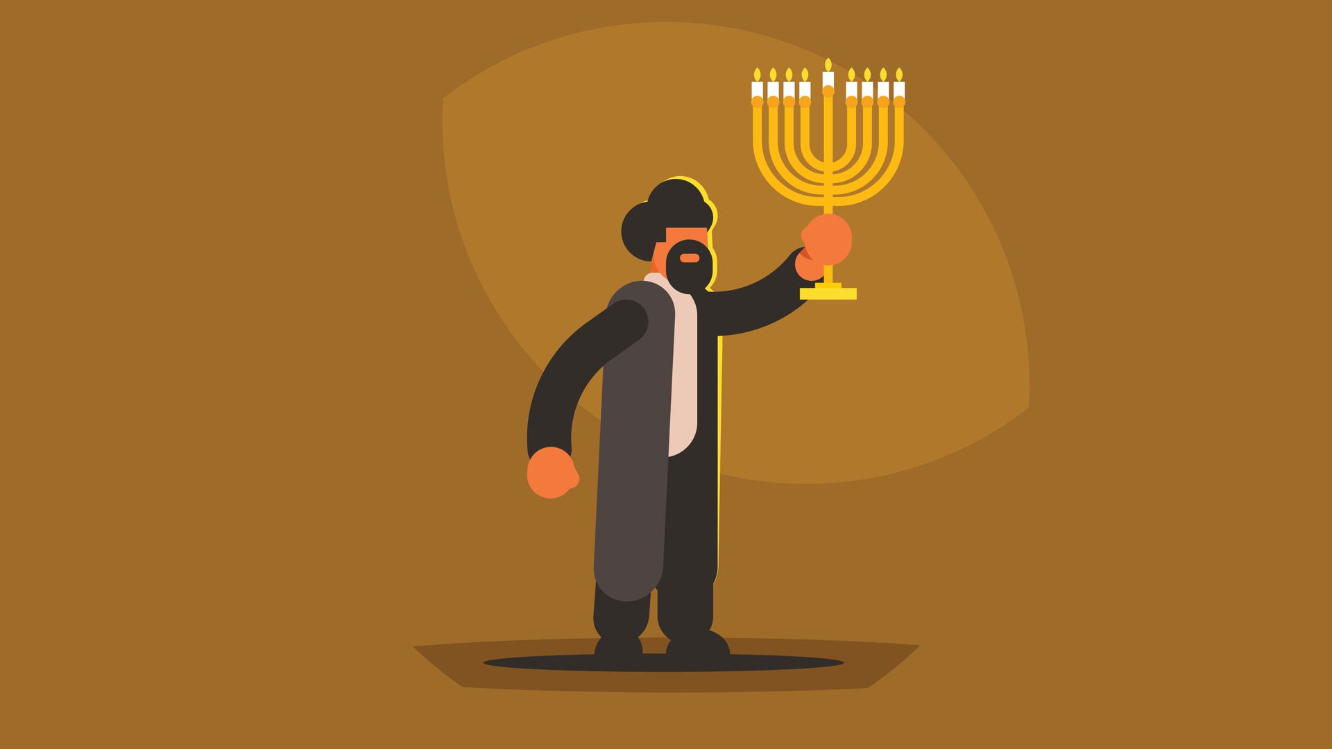 
									jewish people clebration for the hannukkah holiday hebrew Free Vector