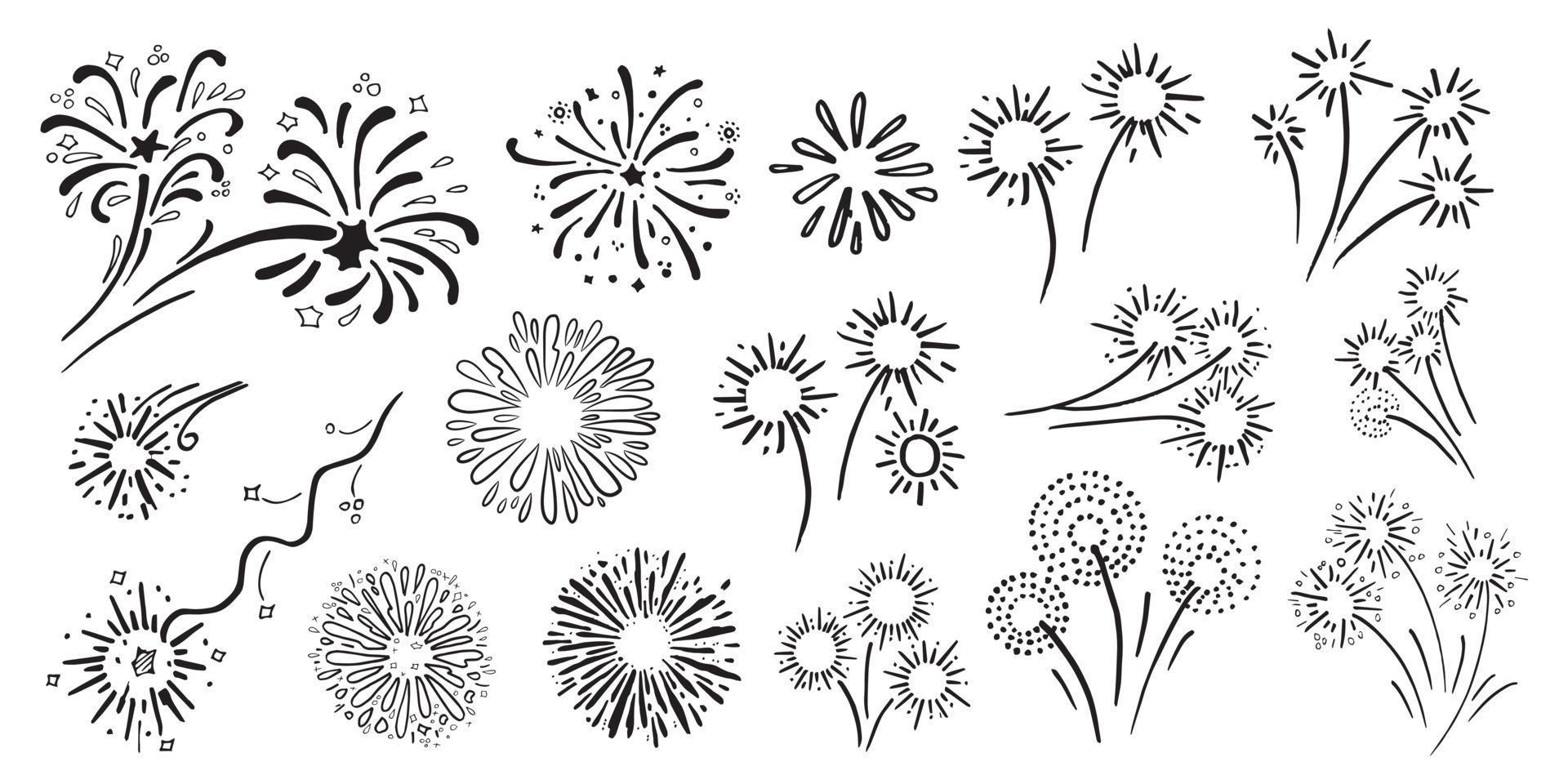 
									starburst hand drawn, vector illustration. Stock Free