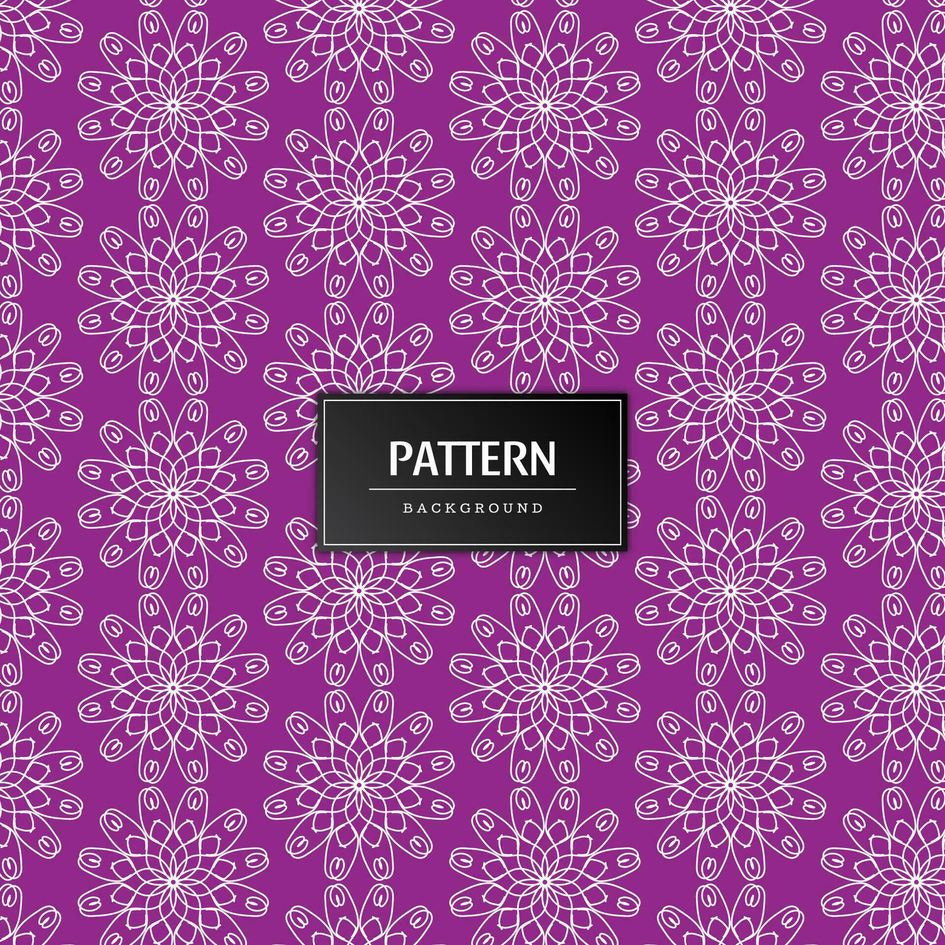 Modern geometric flower pattern Stock Free and Free SVG