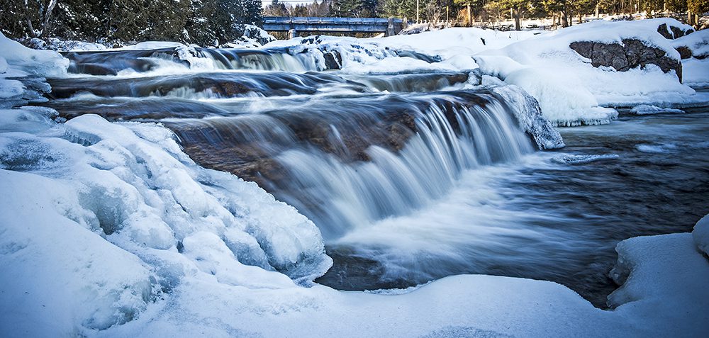 Frozen river Stock Free