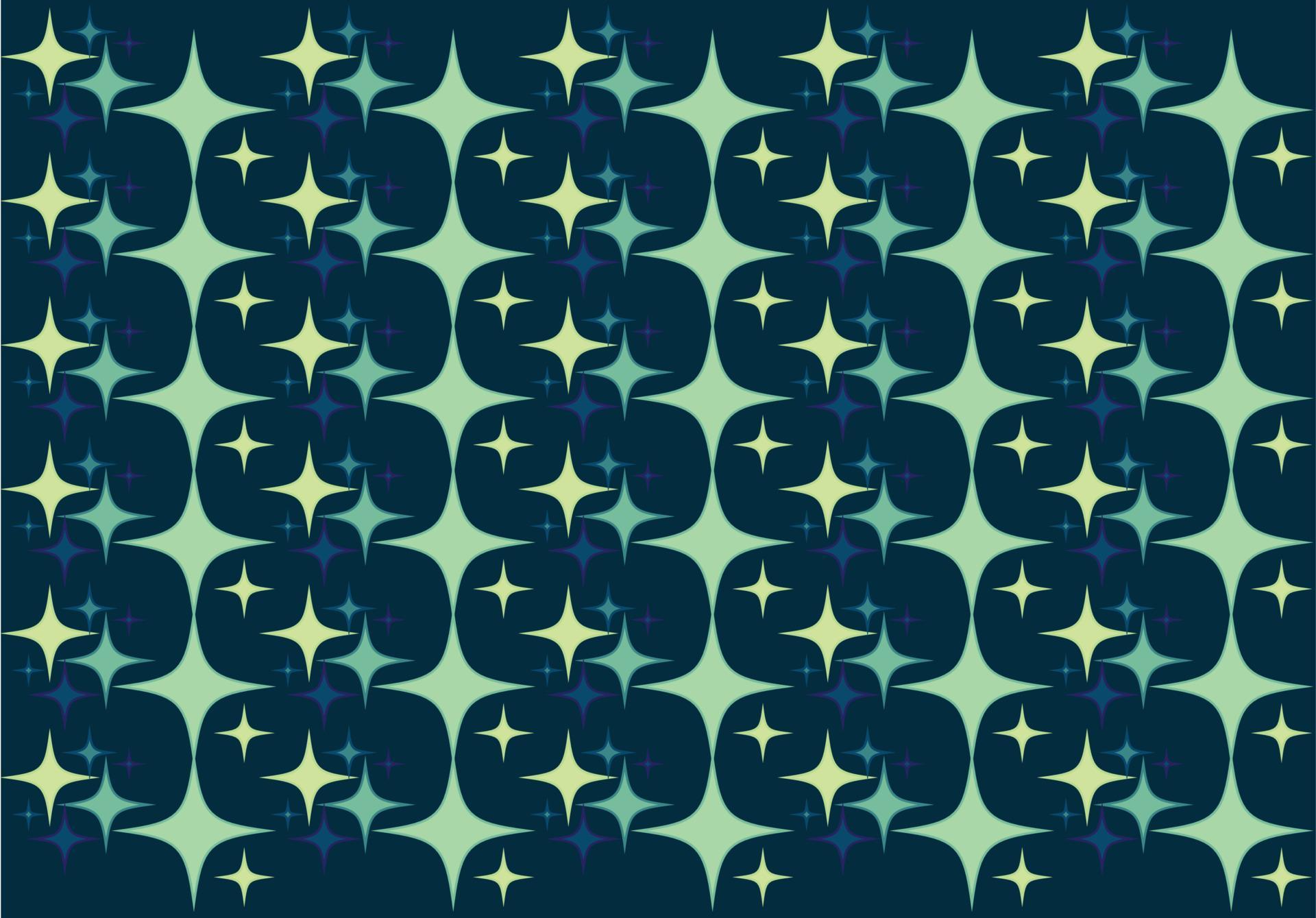 Stars pattern blue green and purple Stock Free