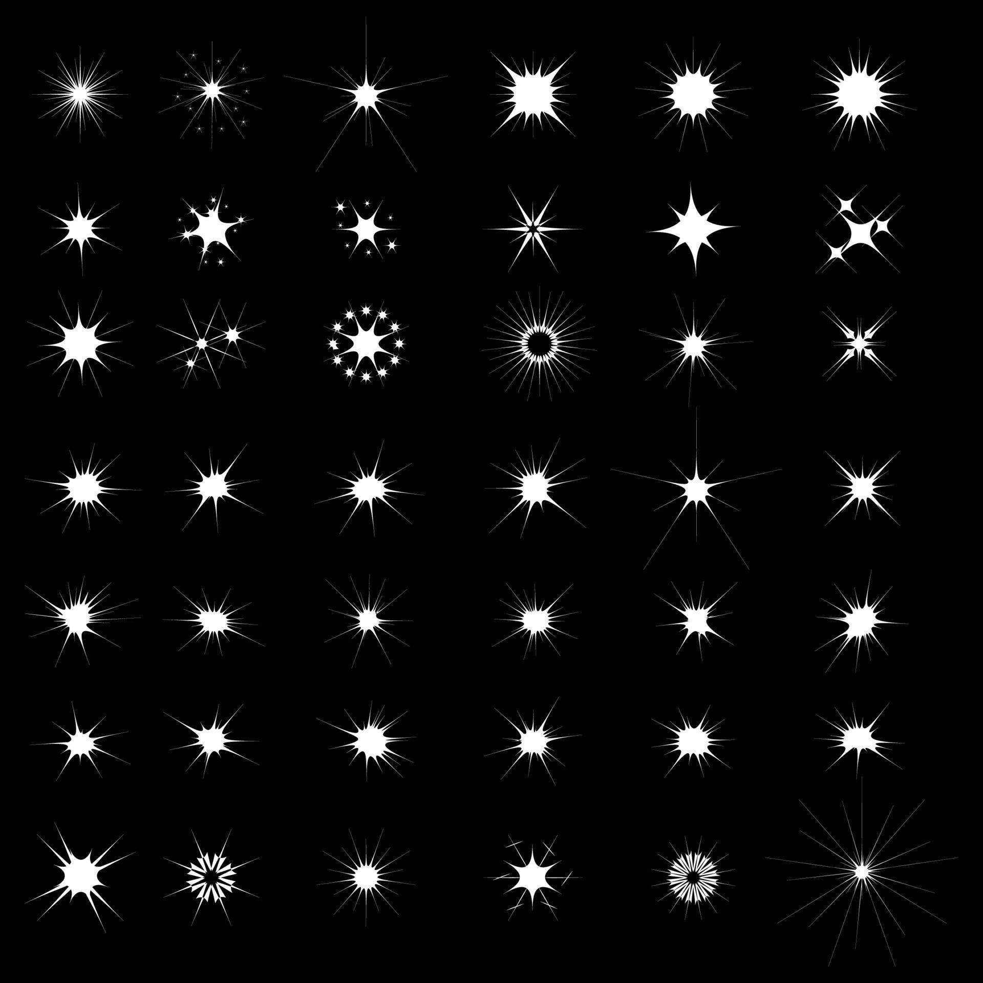 Star shine vector collection Stock Free and Free SVG