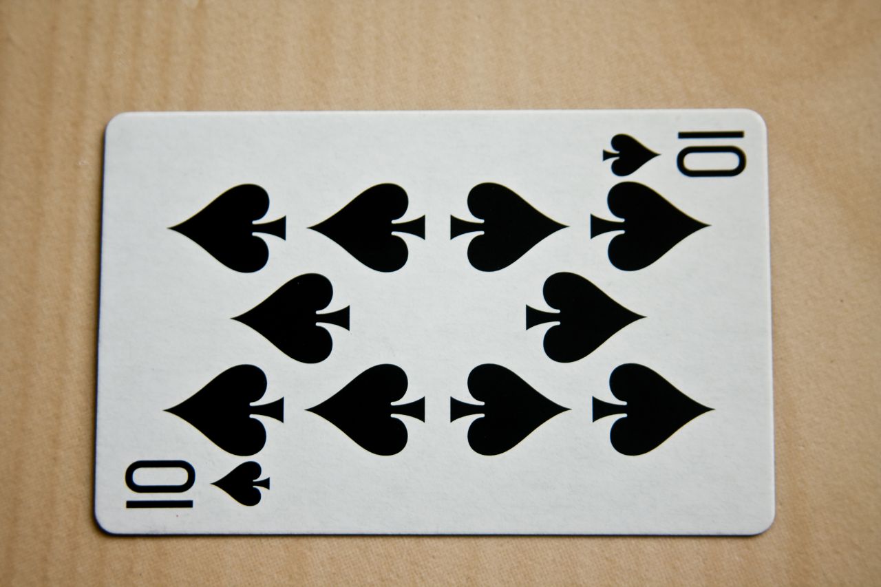 Ten Of Spades Stock Free