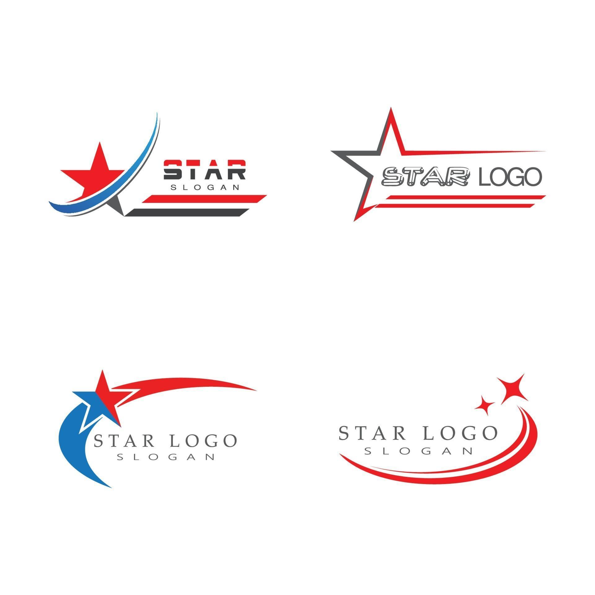 Star icon Template vector illustration design Stock Free