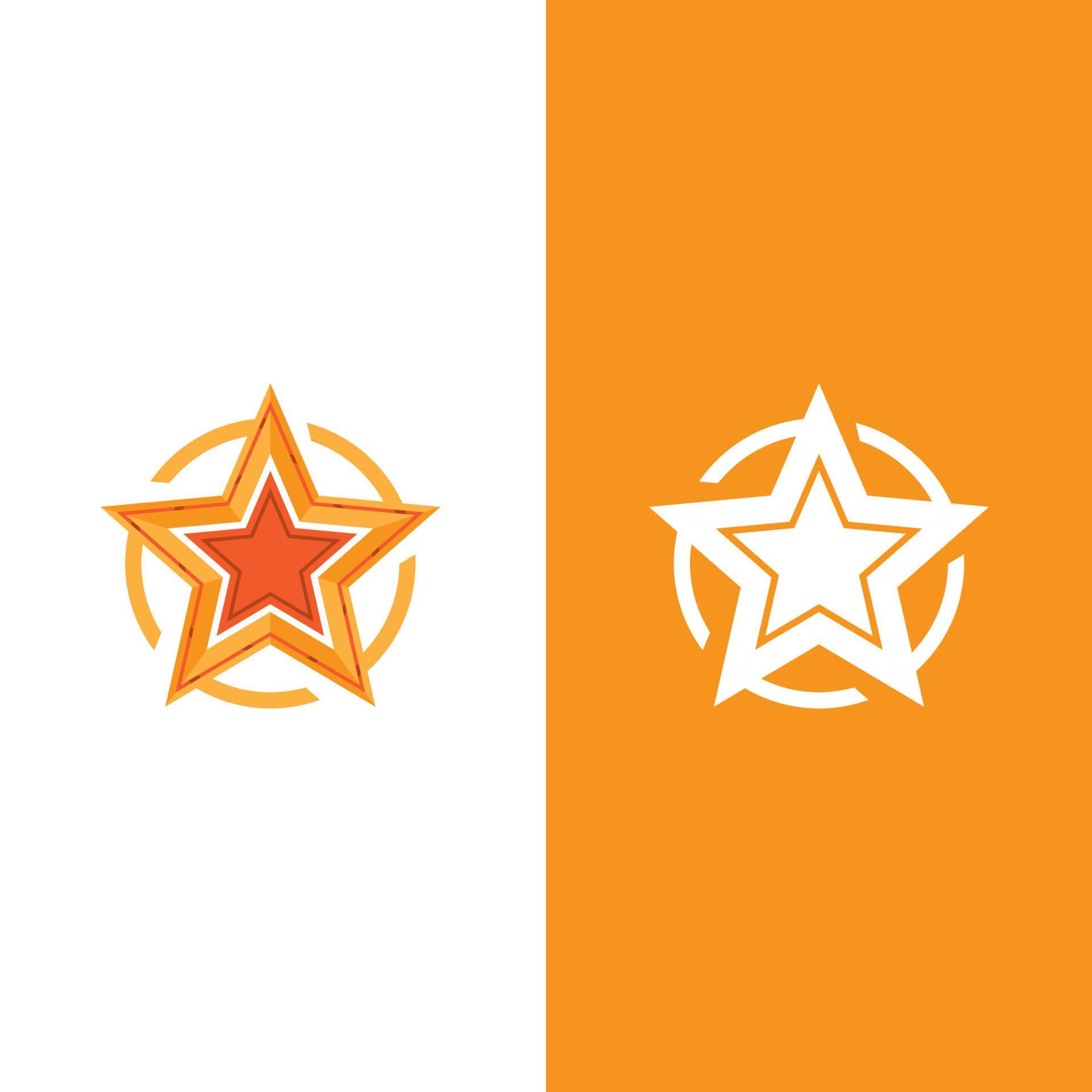 Star icon template vector Stock Free