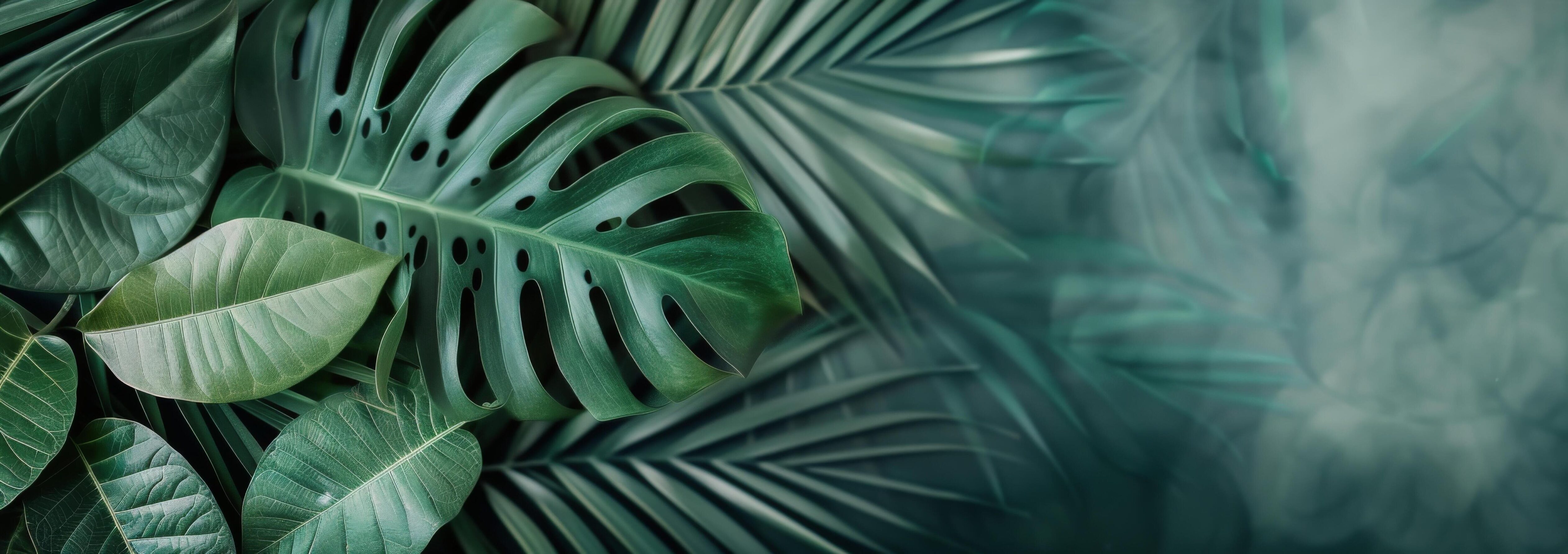 Tropical Leaf Background Stock Free