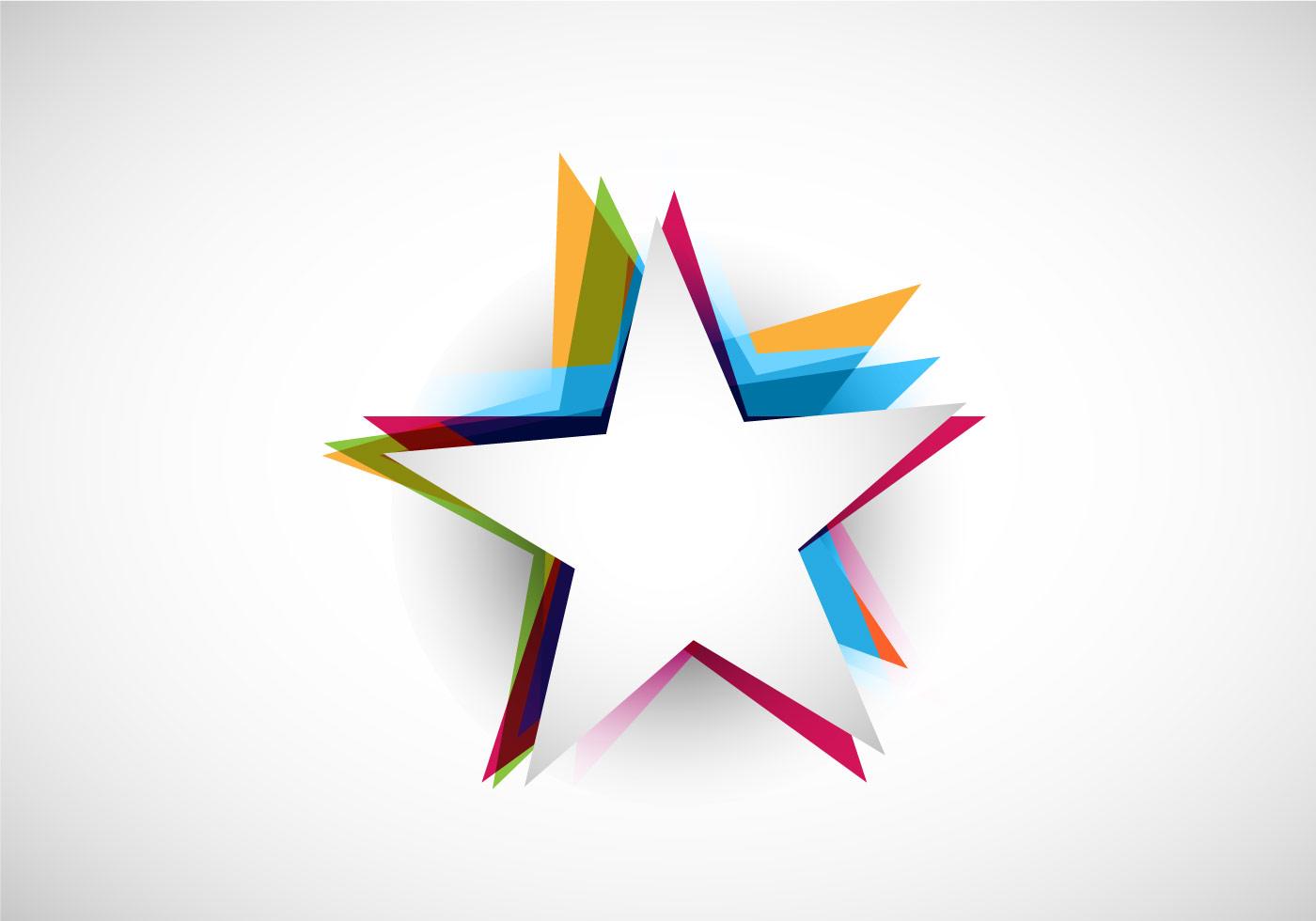 Abstract Colorful Stars Stock Free and Free SVG