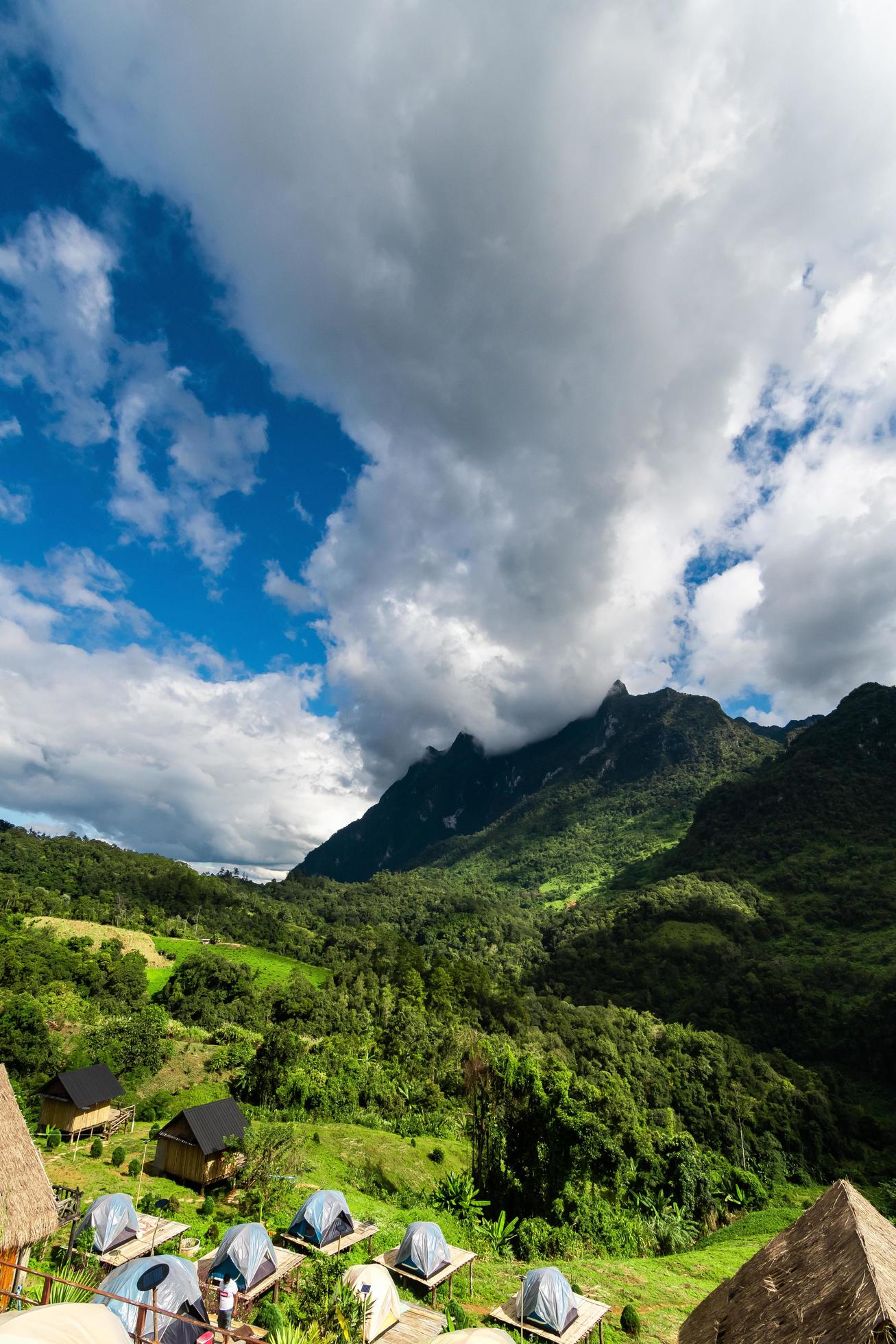 
									landscape of mountain Doi Luang Chiang Dao Chiang Mai Thailand Stock Free