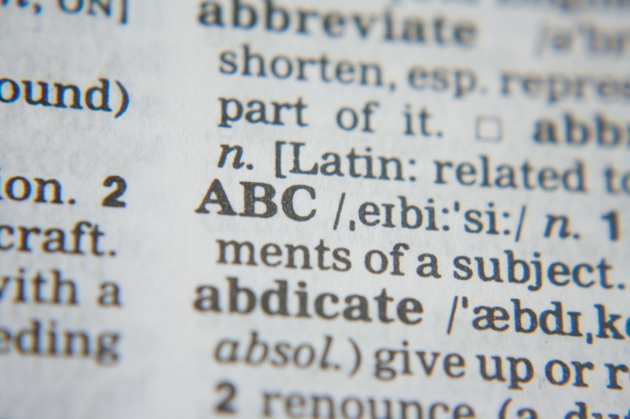 Abc Dictionary Stock Free