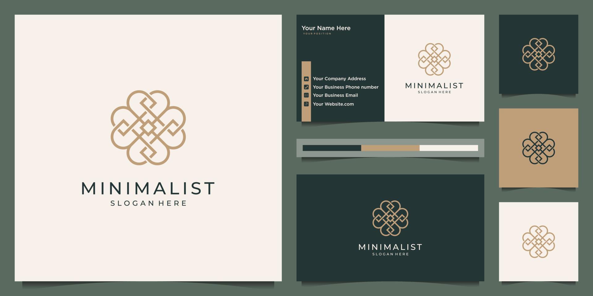 Minimalist elegant flower luxury beauty salon, fashion, skincare, cosmetic, yoga and spa products Stock Free and Free SVG