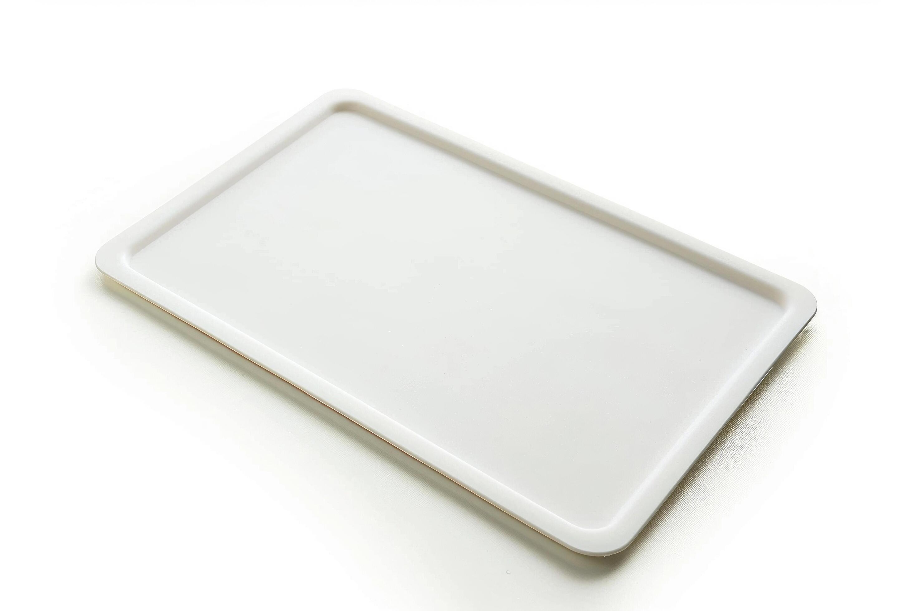 Silicone baking mat on a white background. Stock Free