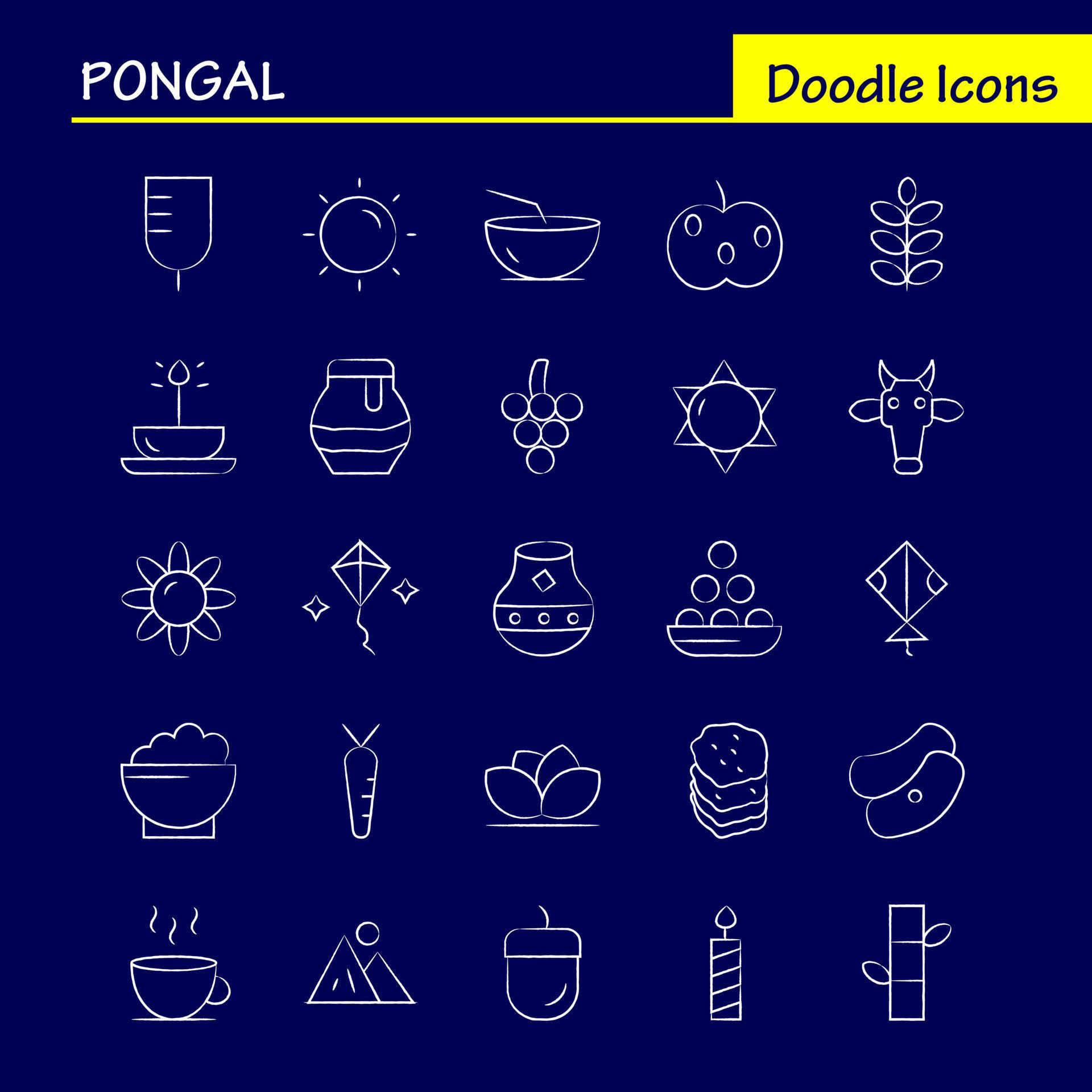 Pongal Hand Drawn Icon Pack For Designers And Developers Icons Of Flower Herbal Lily Lotus Spa Bamboo Beauty Spa Vector Stock Free