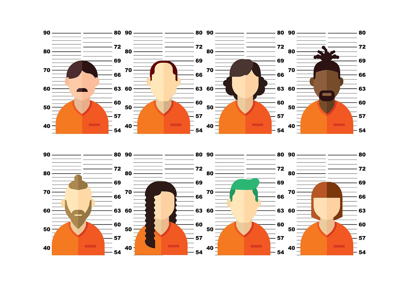 Mugshot Vector People Free Vector and Free SVG