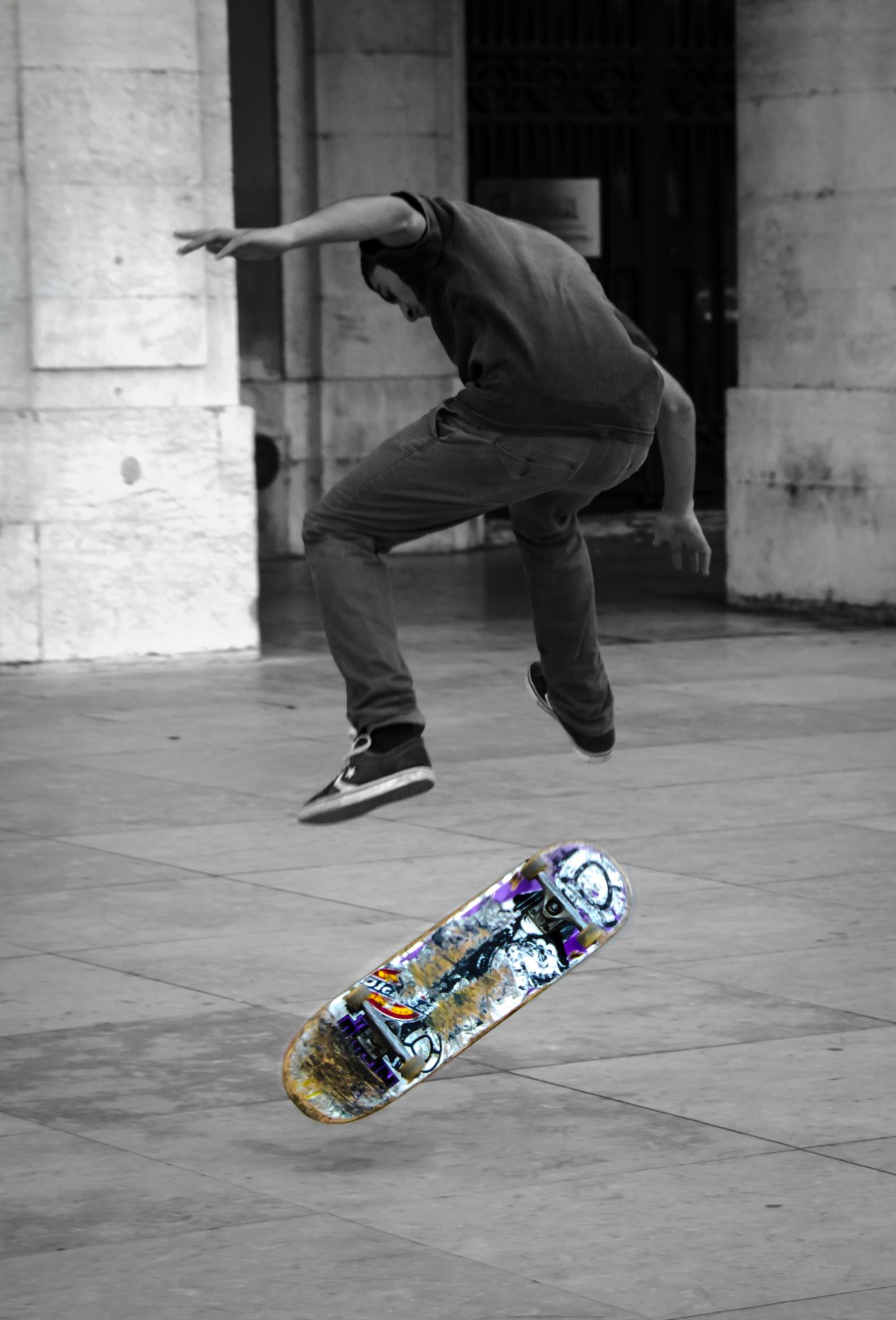 Skateboarder Stock Free