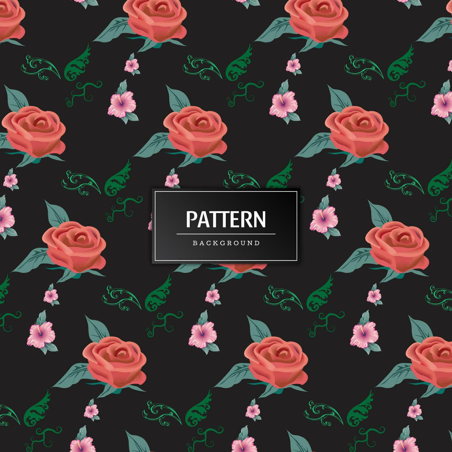 Modern geometric flower pattern Stock Free and Free SVG