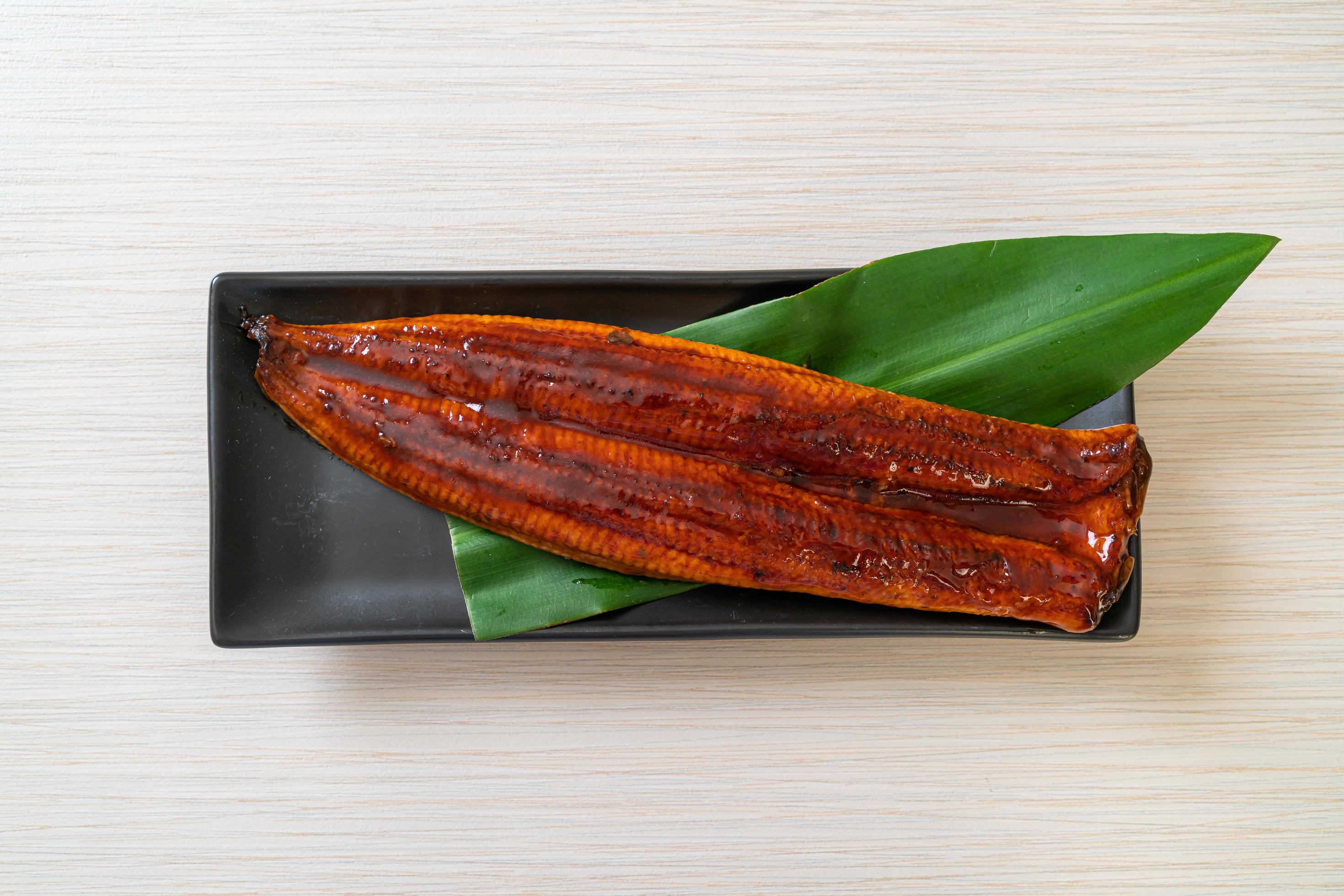 Grilled eel or grilled unagi with sauce – Kabayaki – Japanese food Stock Free