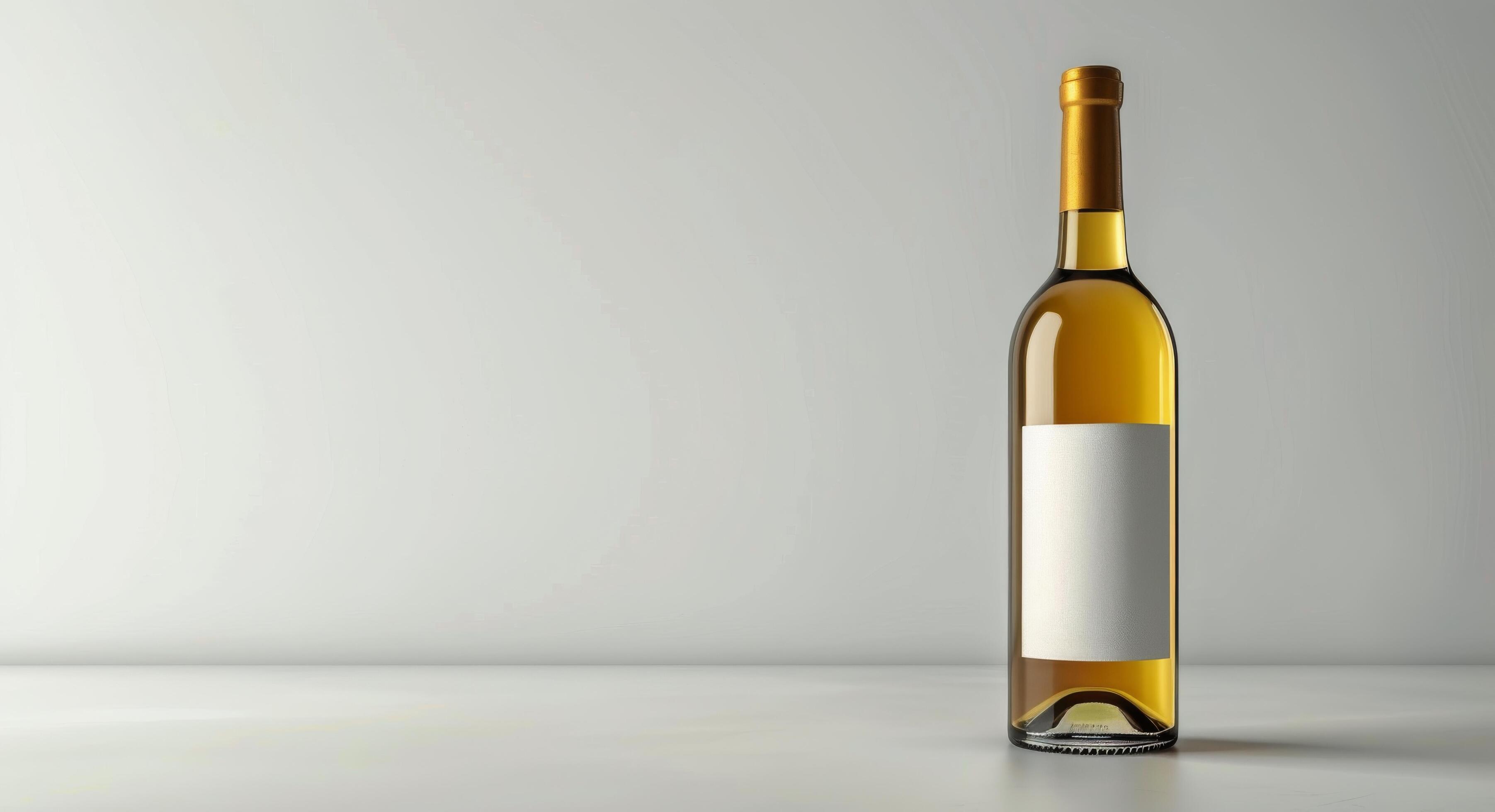 
									Wine Bottle Mockup On White Background Stock Free