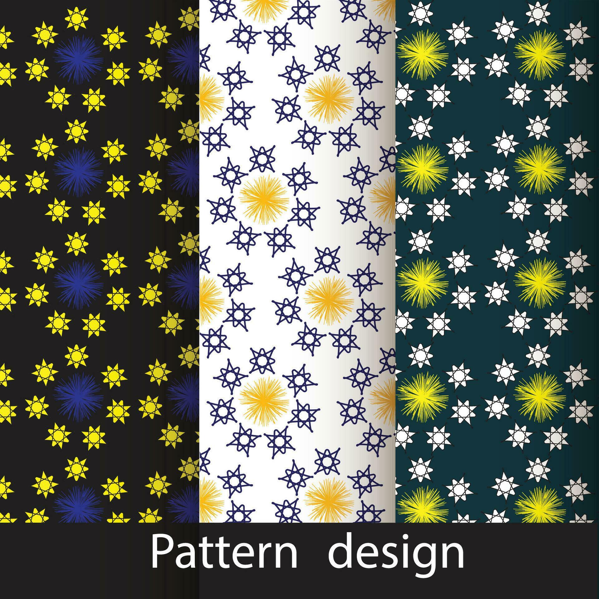 Modern geometric flower pattern Stock Free