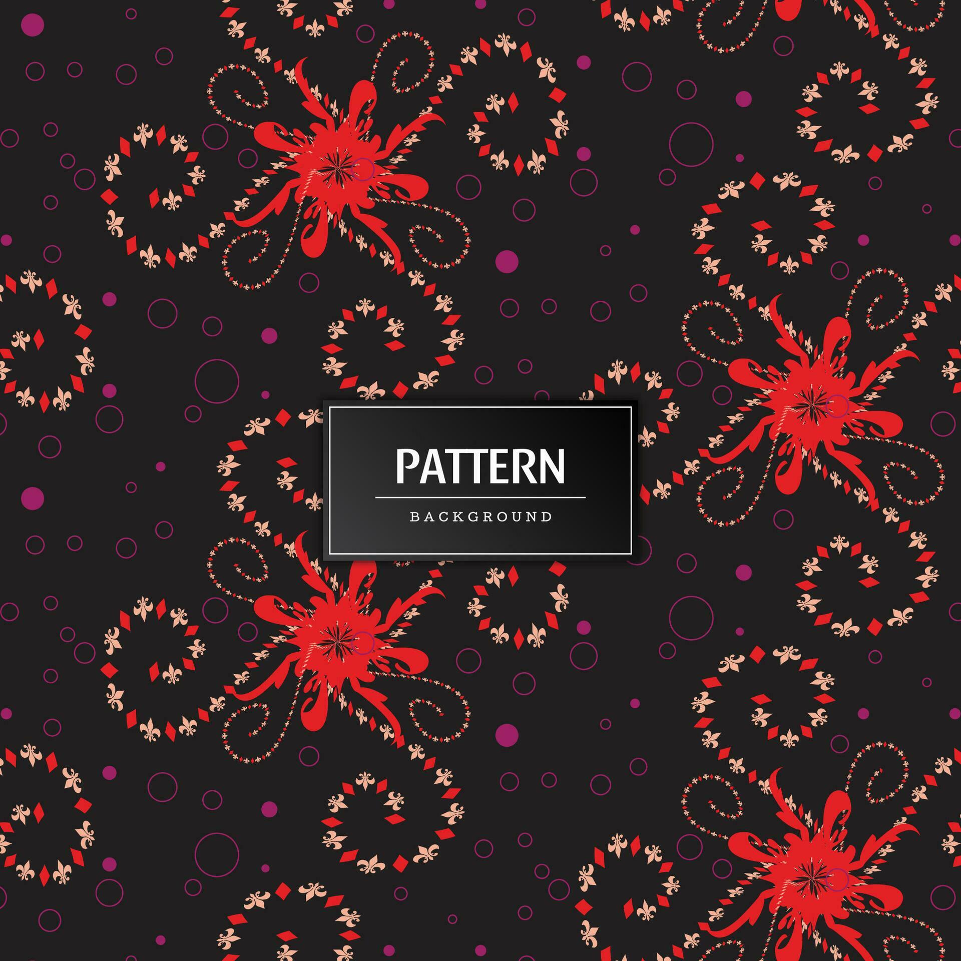 Modern geometric flower pattern Stock Free and Free SVG