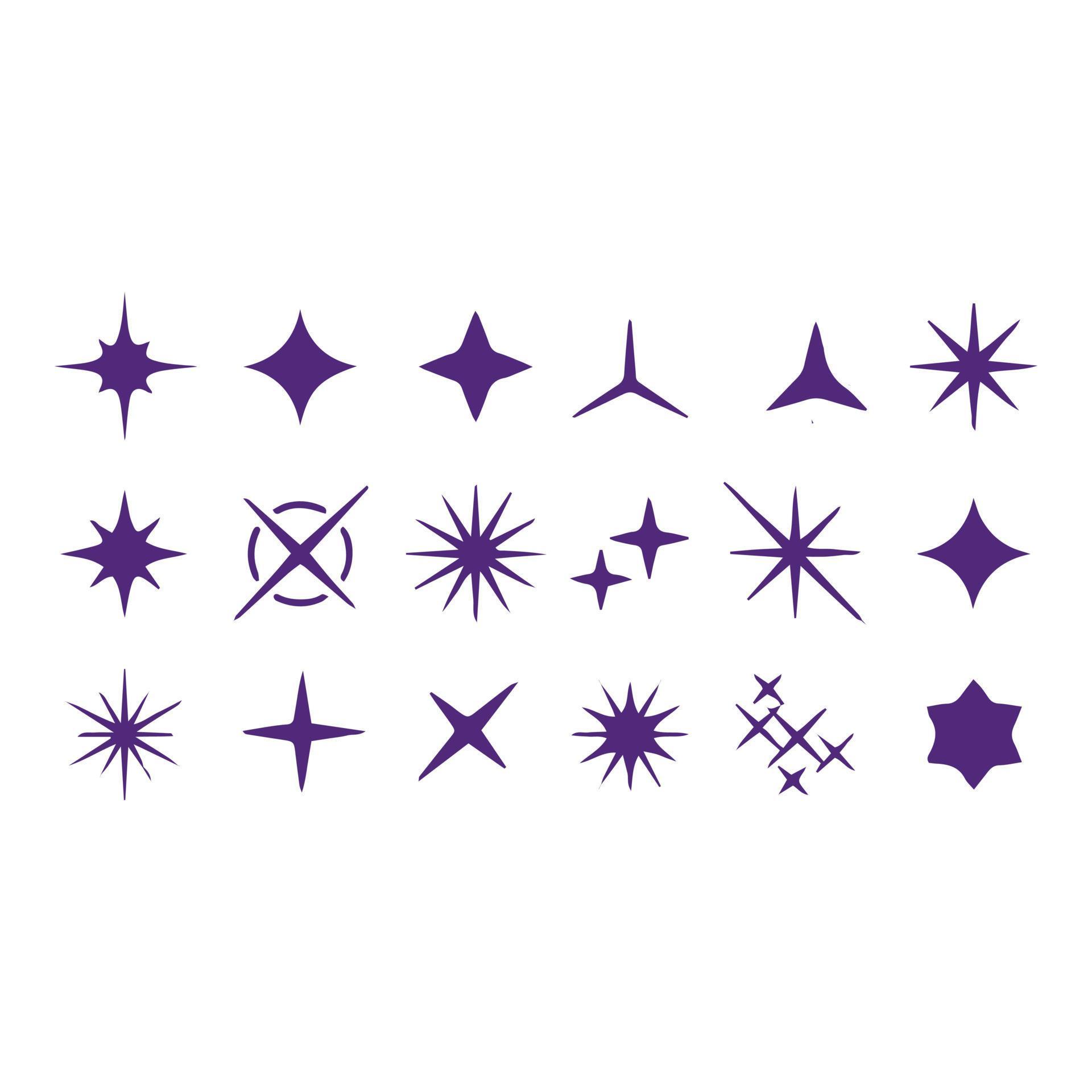 sparkle icons vector design Stock Free