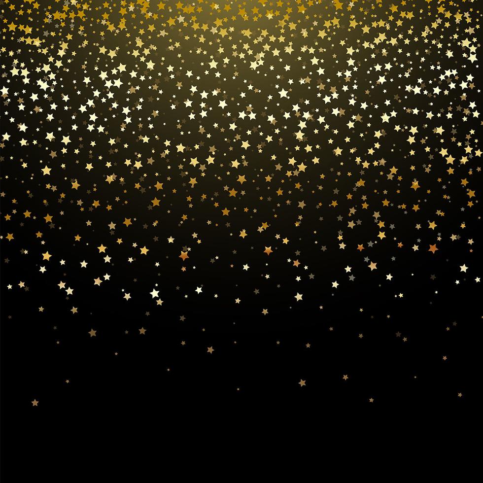 
									Gold star confetti background Stock Free