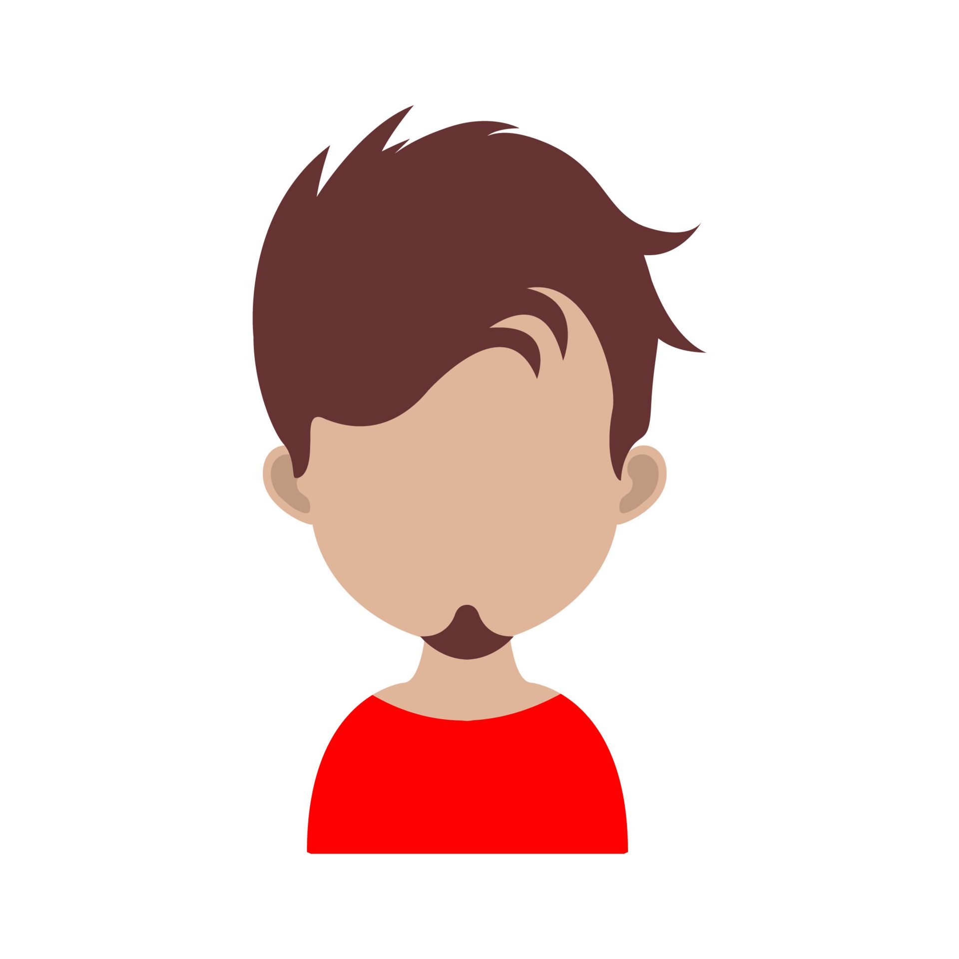 Male avatar vector design Free Vector and Free SVG