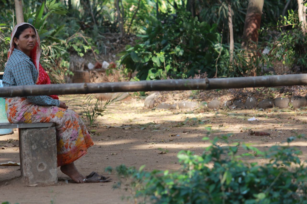 Indian Village Woman Stock Free