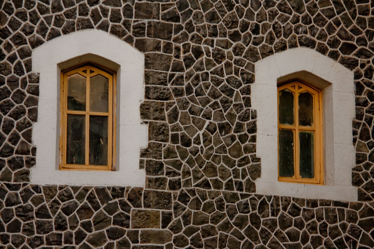 Stone Texture Window Stock Free