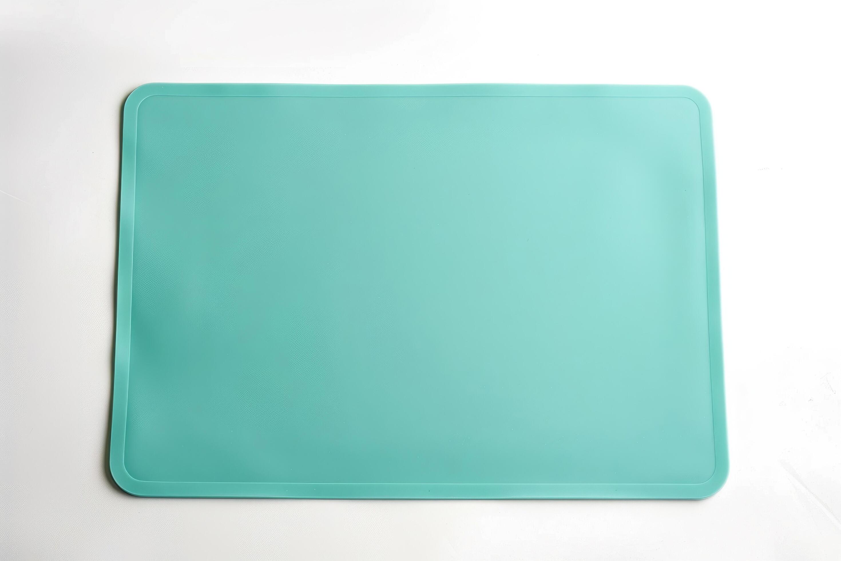 Silicone baking mat on a white background. Stock Free