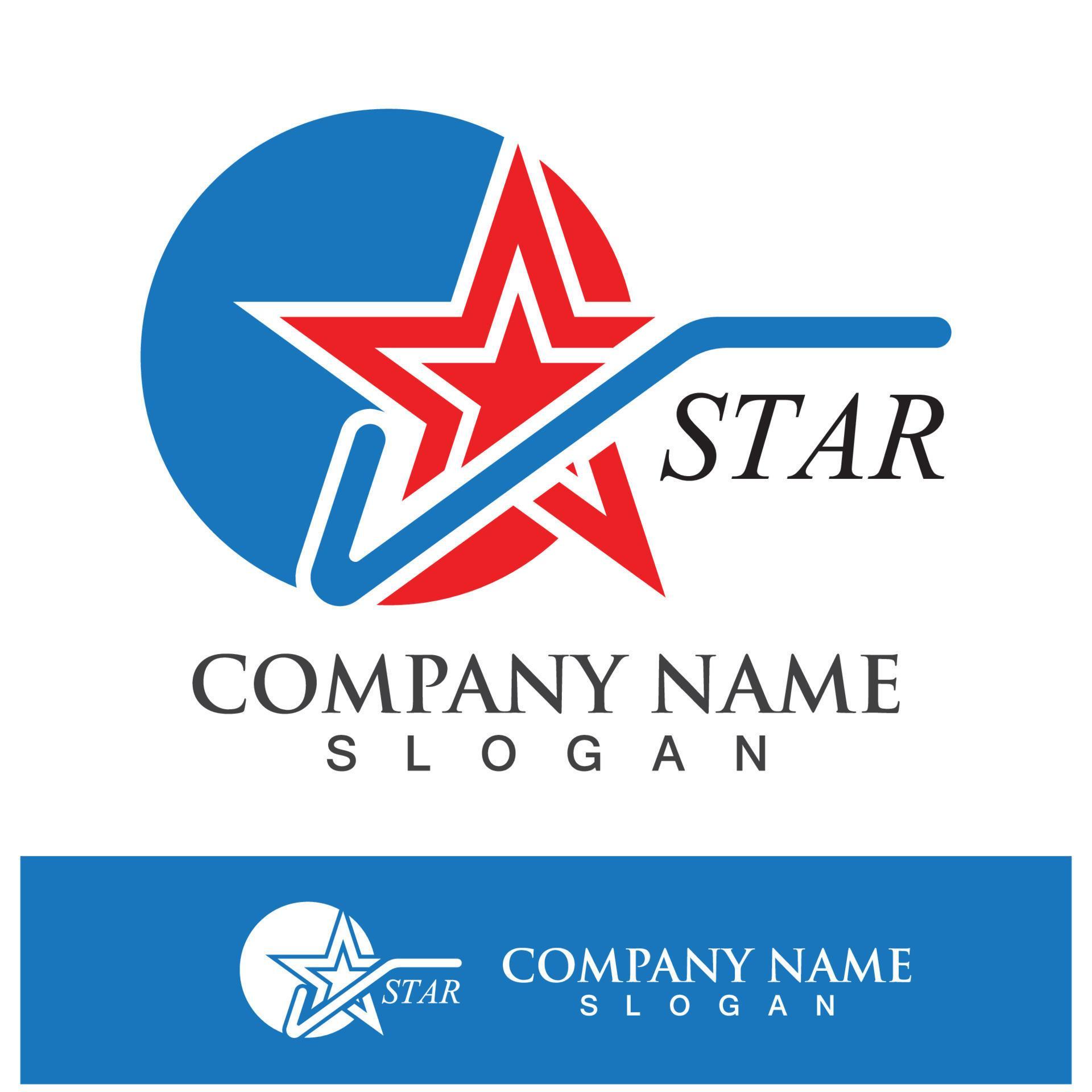 Star logo images illustration Stock Free