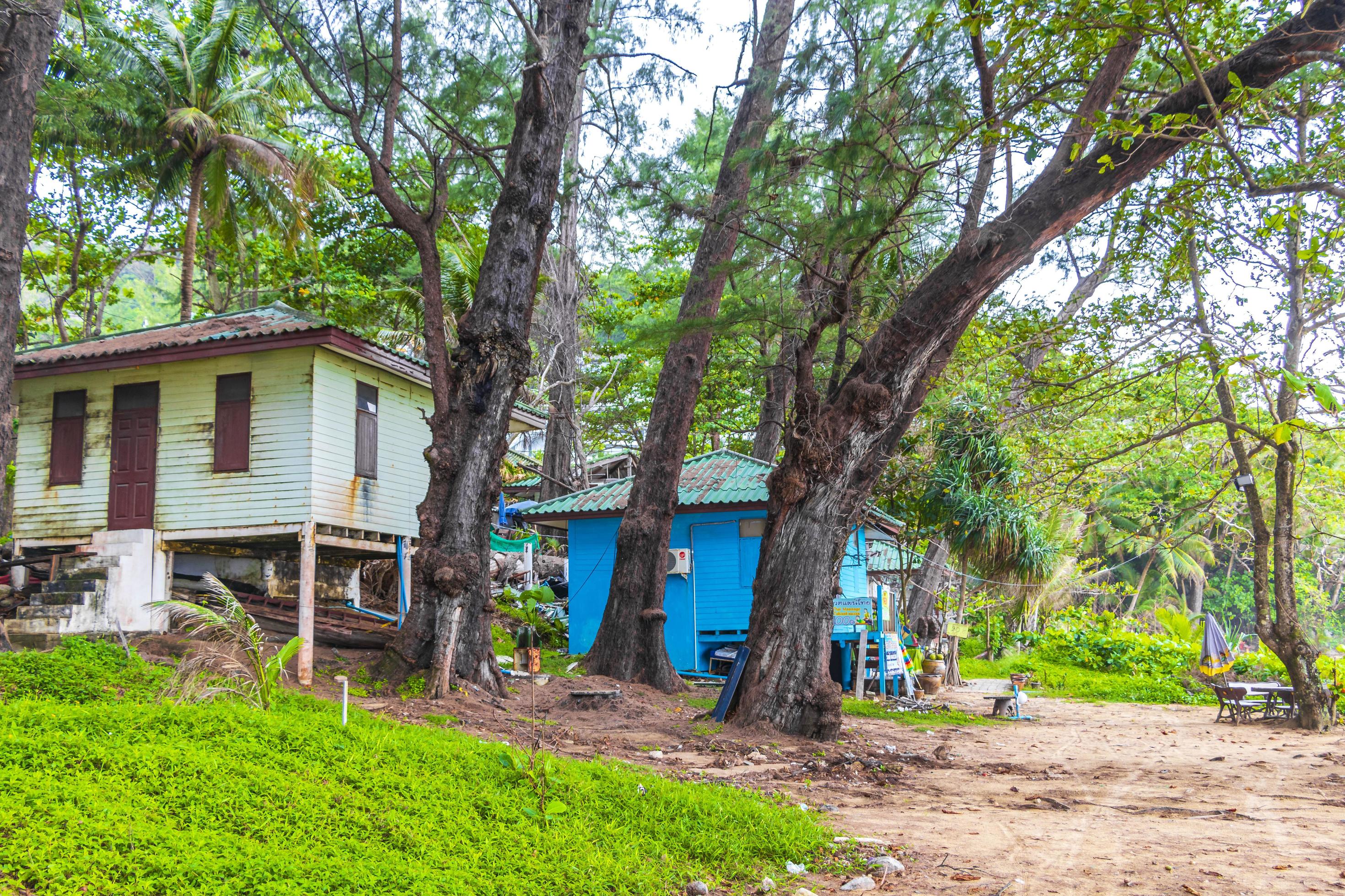 
									Naithon Beach Phuket Thailand 2018 Landscape cityscape panorama roads cars buildings forest nature Phuket Thailand. Stock Free