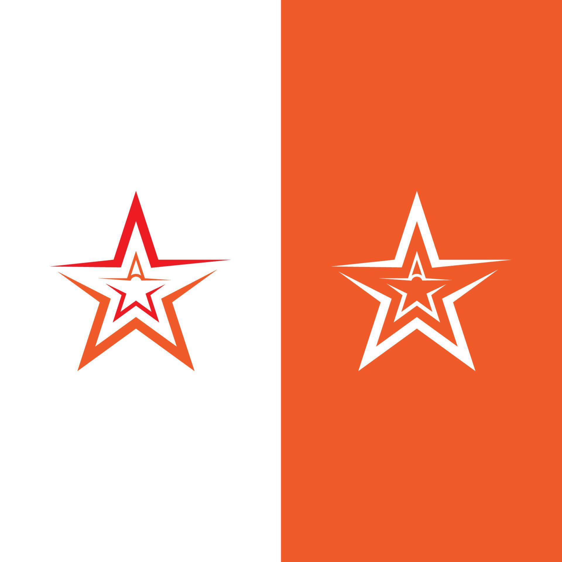 Star icon Template vector illustration Stock Free