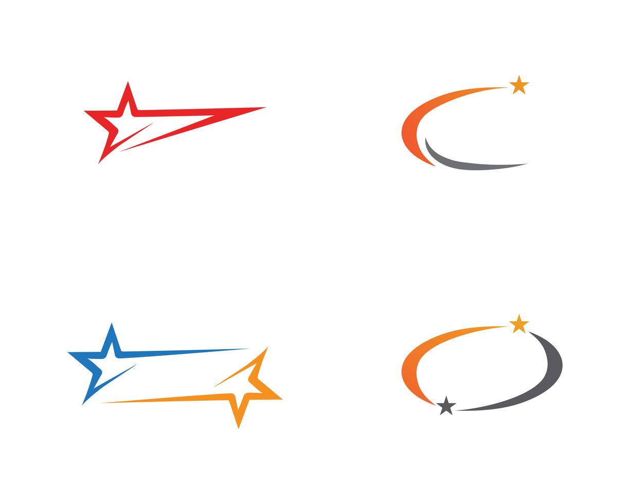 Star logo template vector icon illustration Stock Free