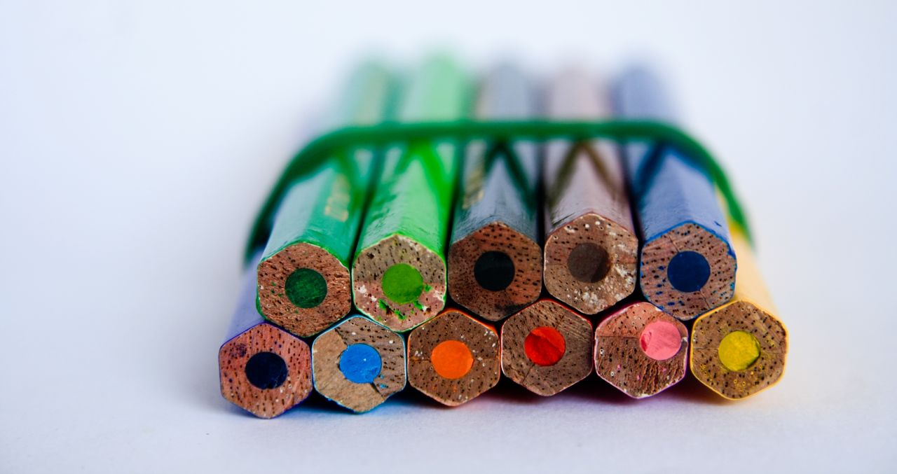 Colored Pencils Back Stock Free