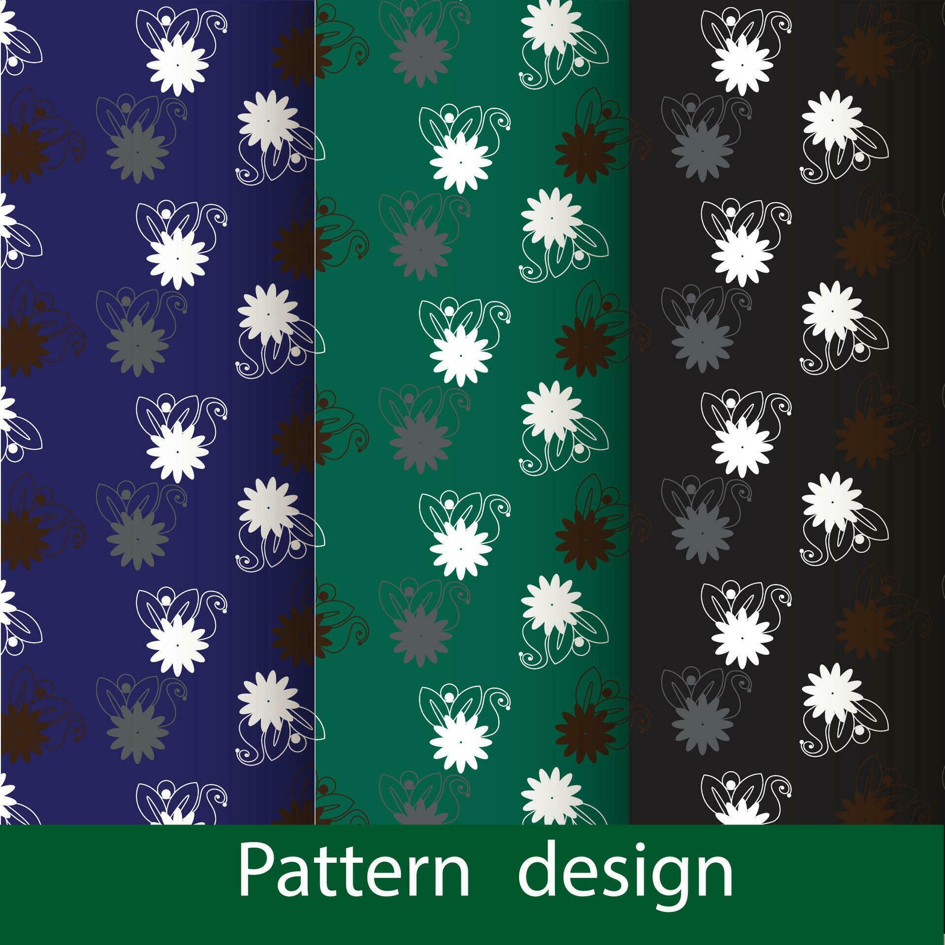 Modern geometric flower pattern Stock Free