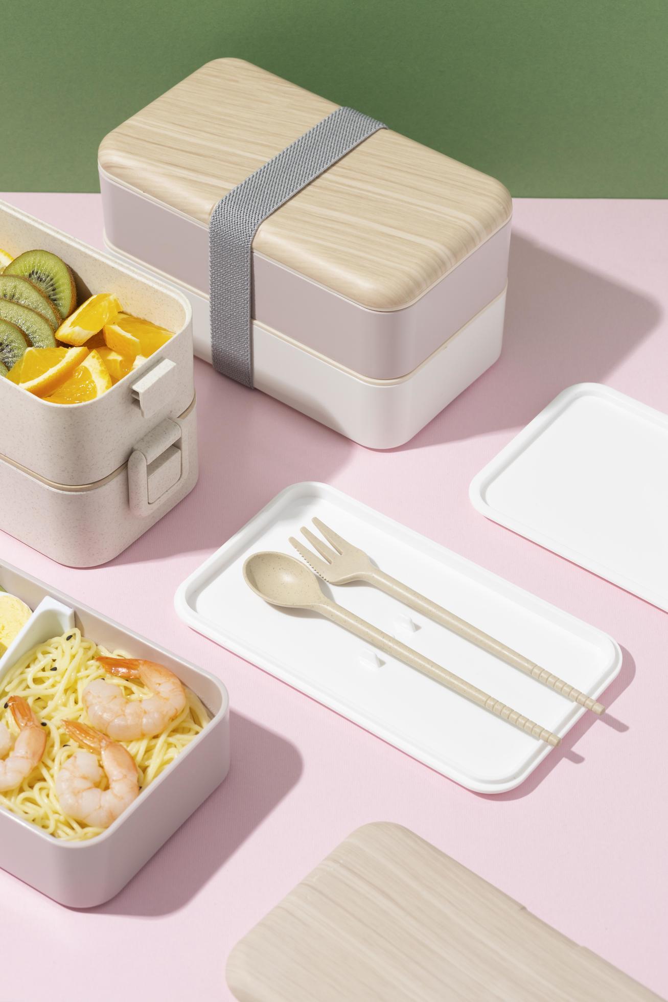 Top view composition food Japanese bento box Stock Free