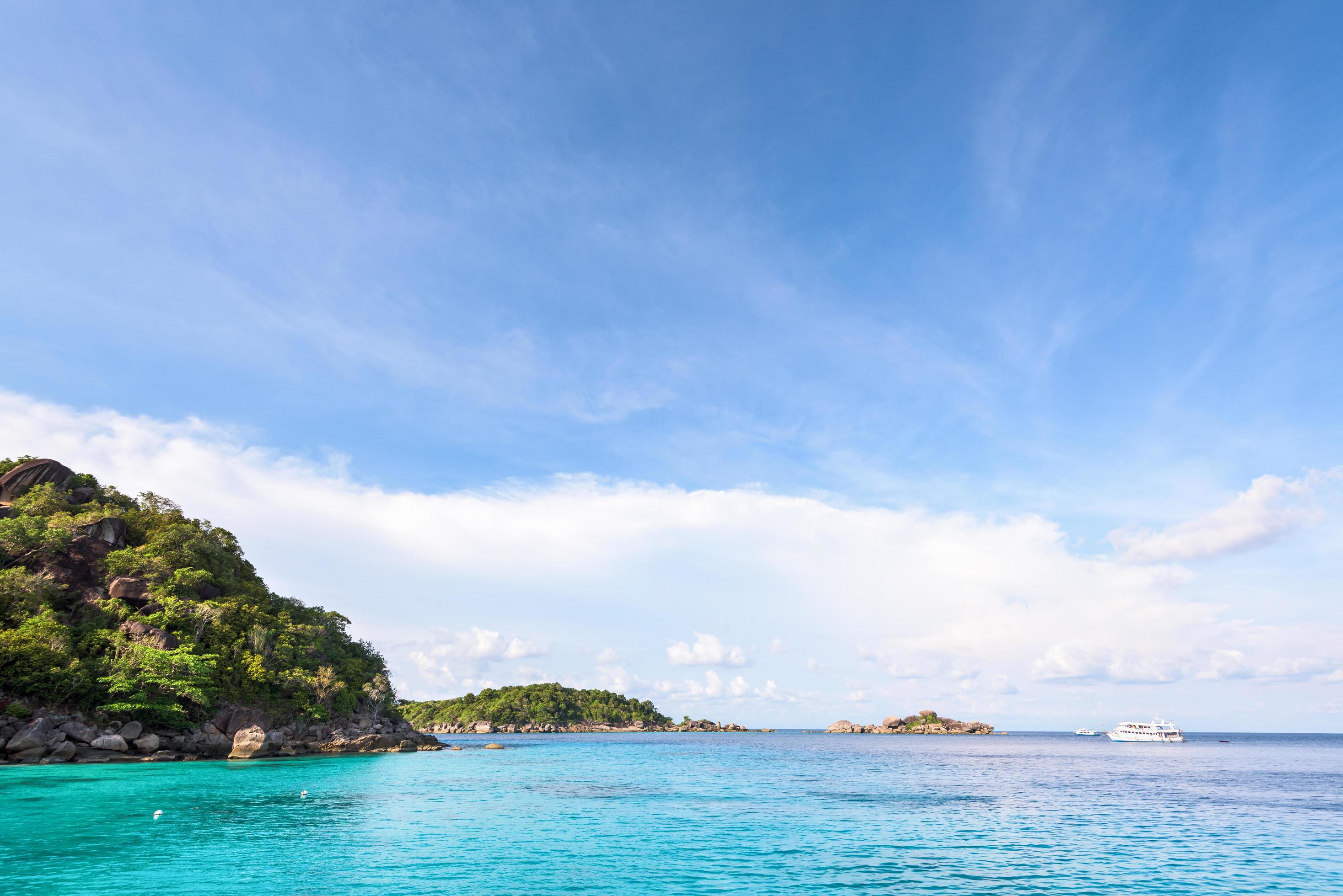 Honeymoon Bay in Mu Koh Similan, Thailand Stock Free