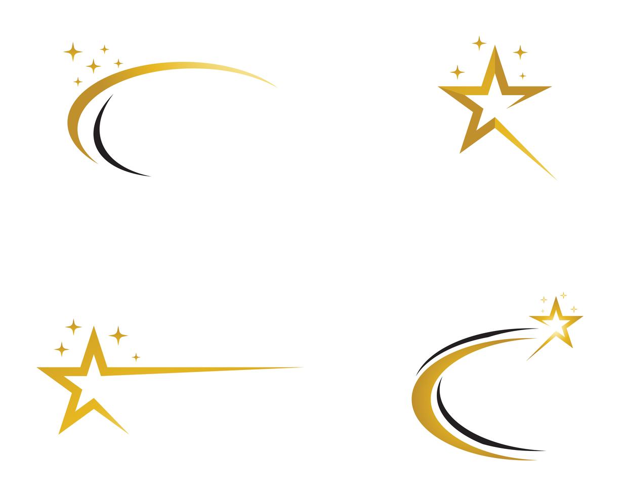 
									Star logo vector and template icon Stock Free