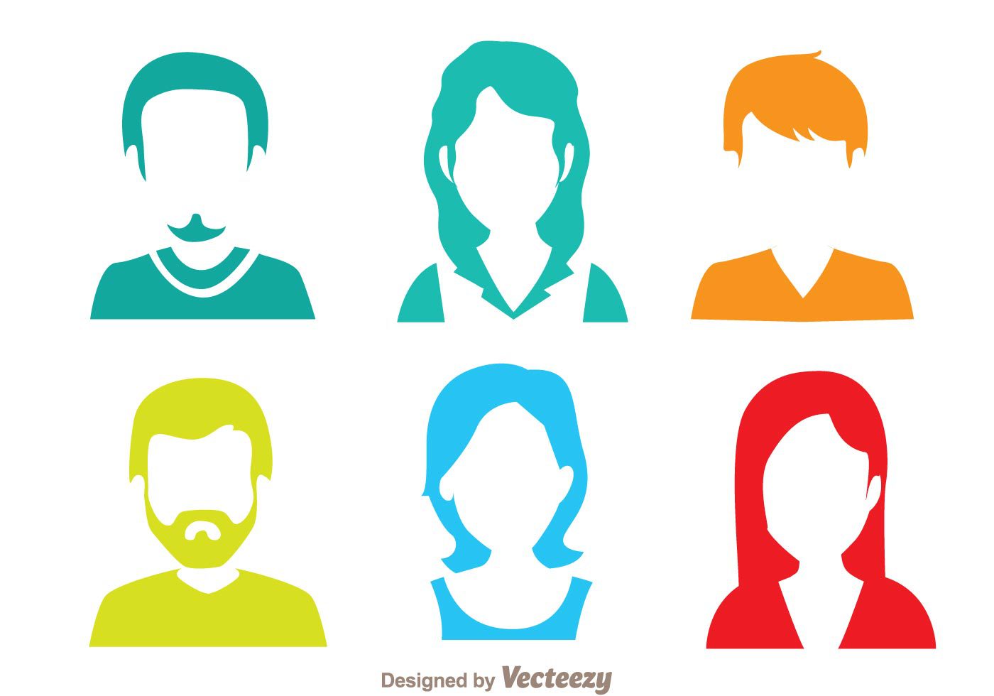 Colorful Default Avatar Free Vector and Free SVG