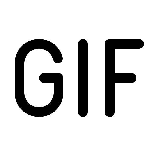 Gif, duotone icon